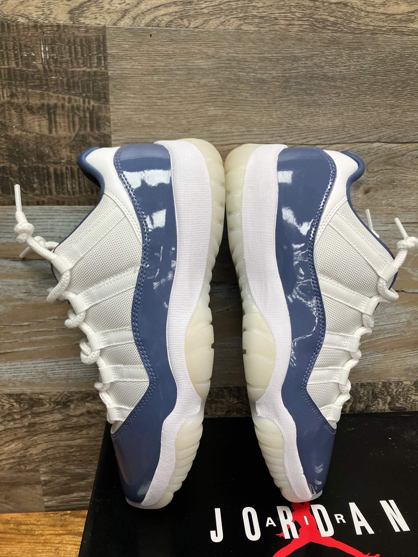 10.5-Air Jordan 11 low diffused blue