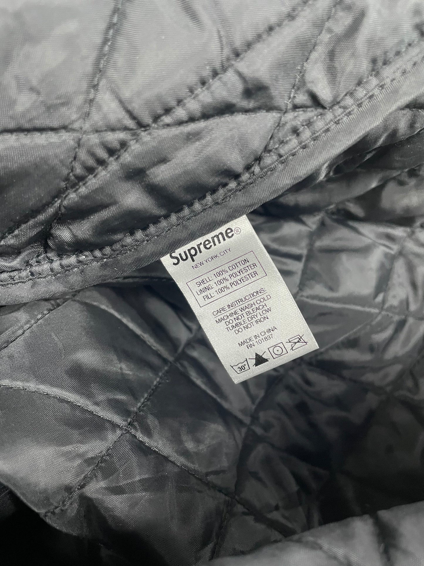 M - Supreme Gold Chains Quilted Jacket