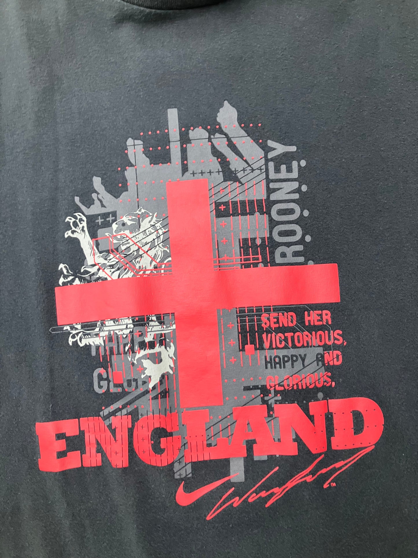 Nike England Wayne Rooney Tee Size XL