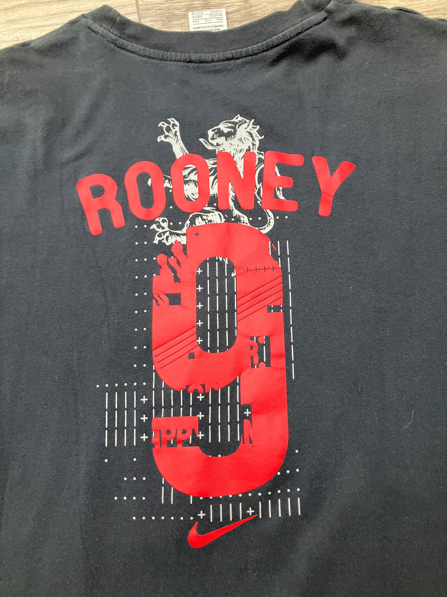 Nike England Wayne Rooney Tee Size XL