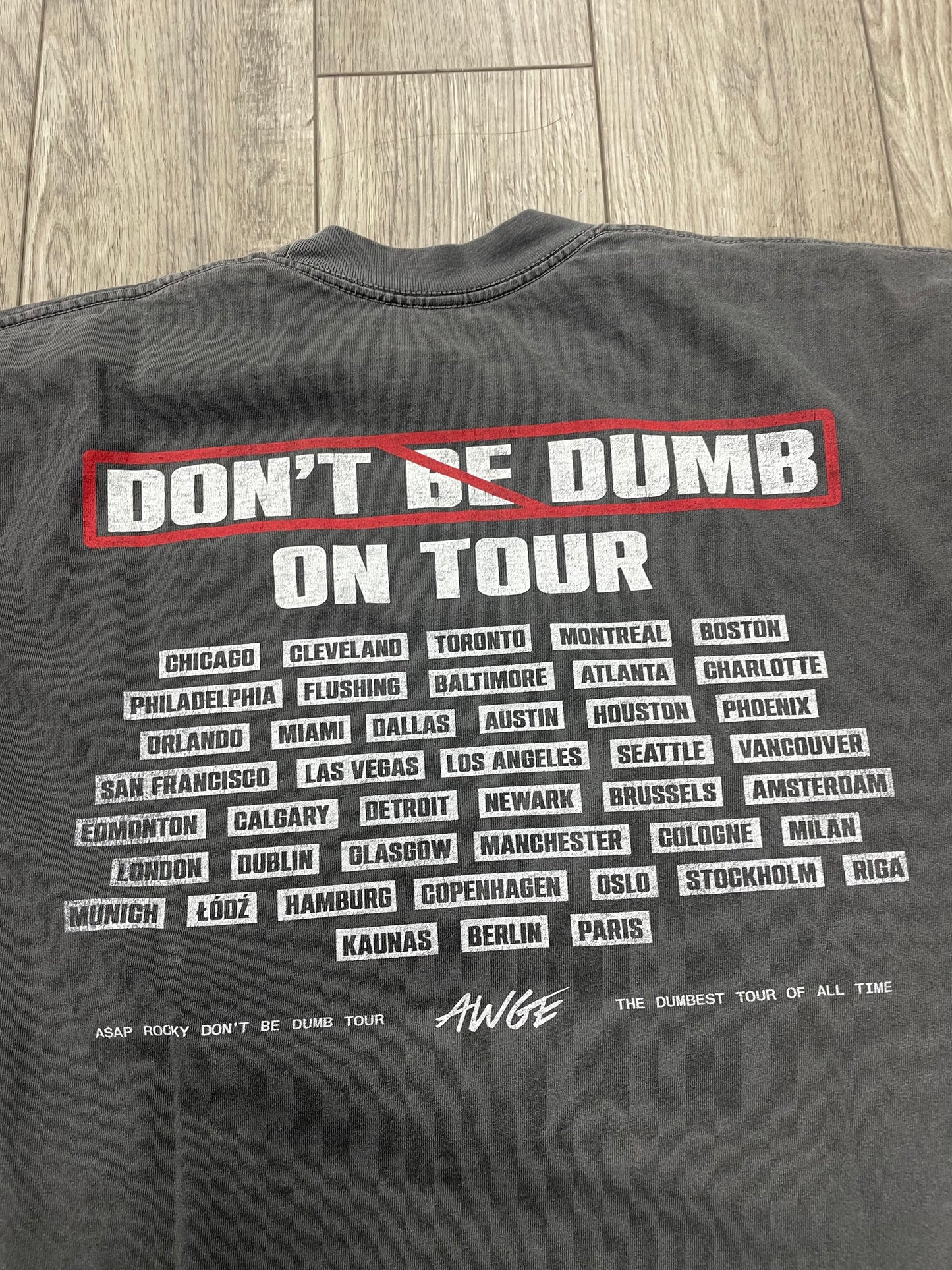 M-AWGE ASAP Rocky Don’t be Dumb Tour Tee