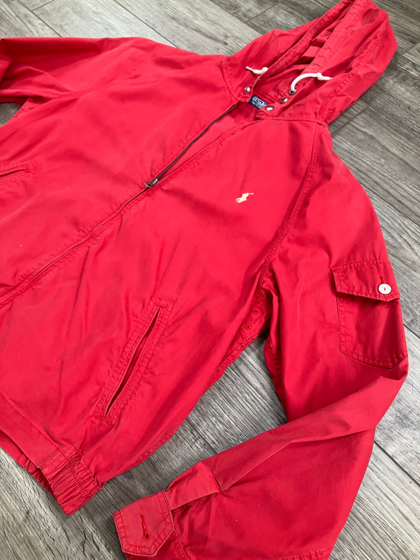 XL-Polo Red Zip Up Jacket