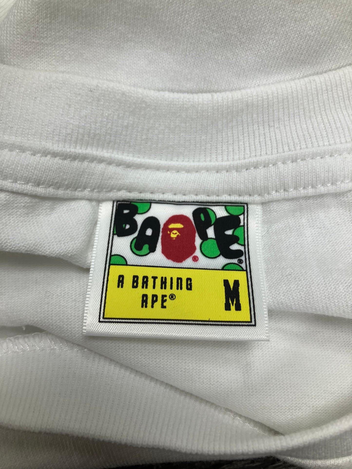 M-Bape Embroidered Head Logo tee