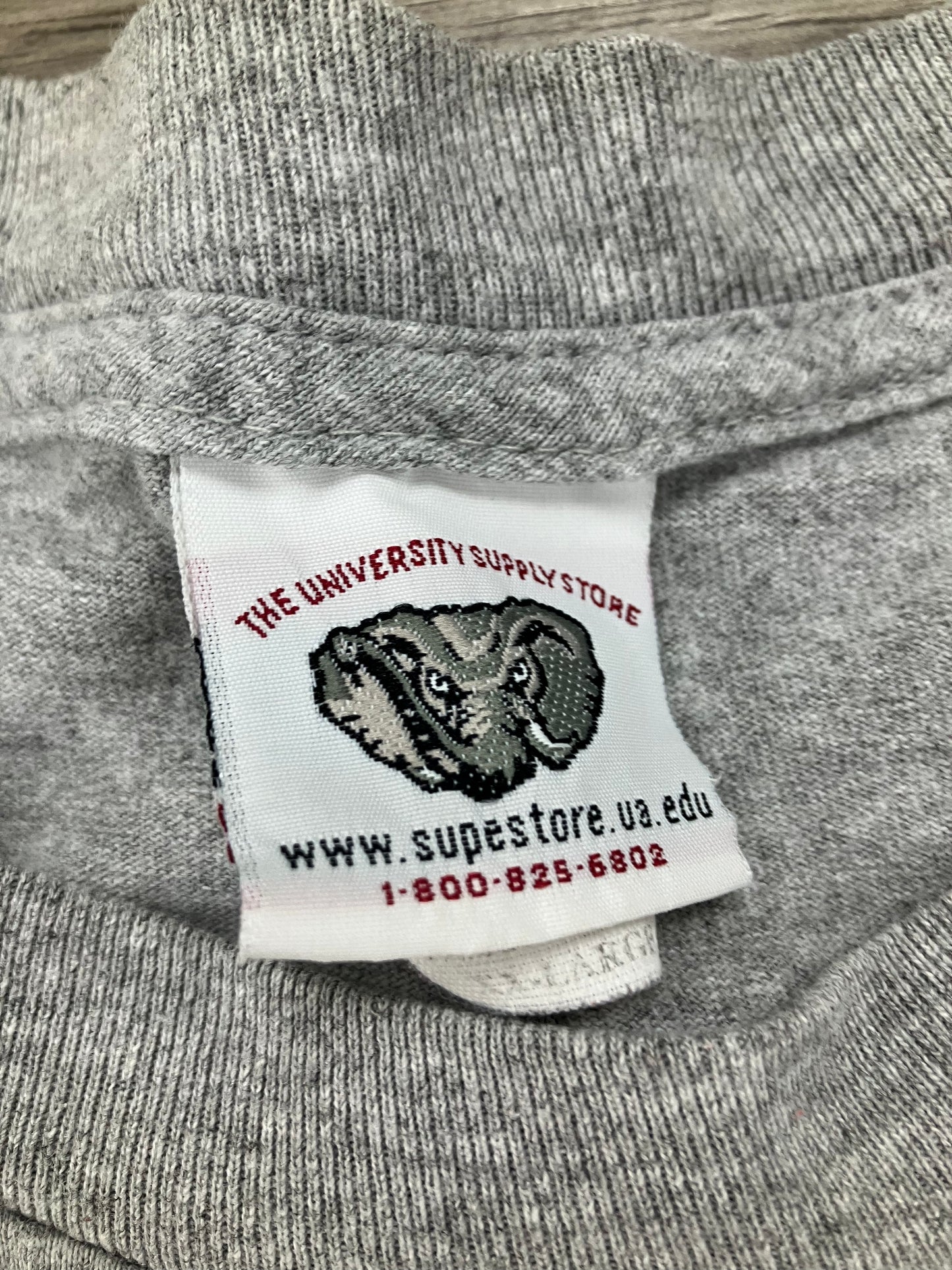 Alabama Crimson Tide Grey Tee 2XL