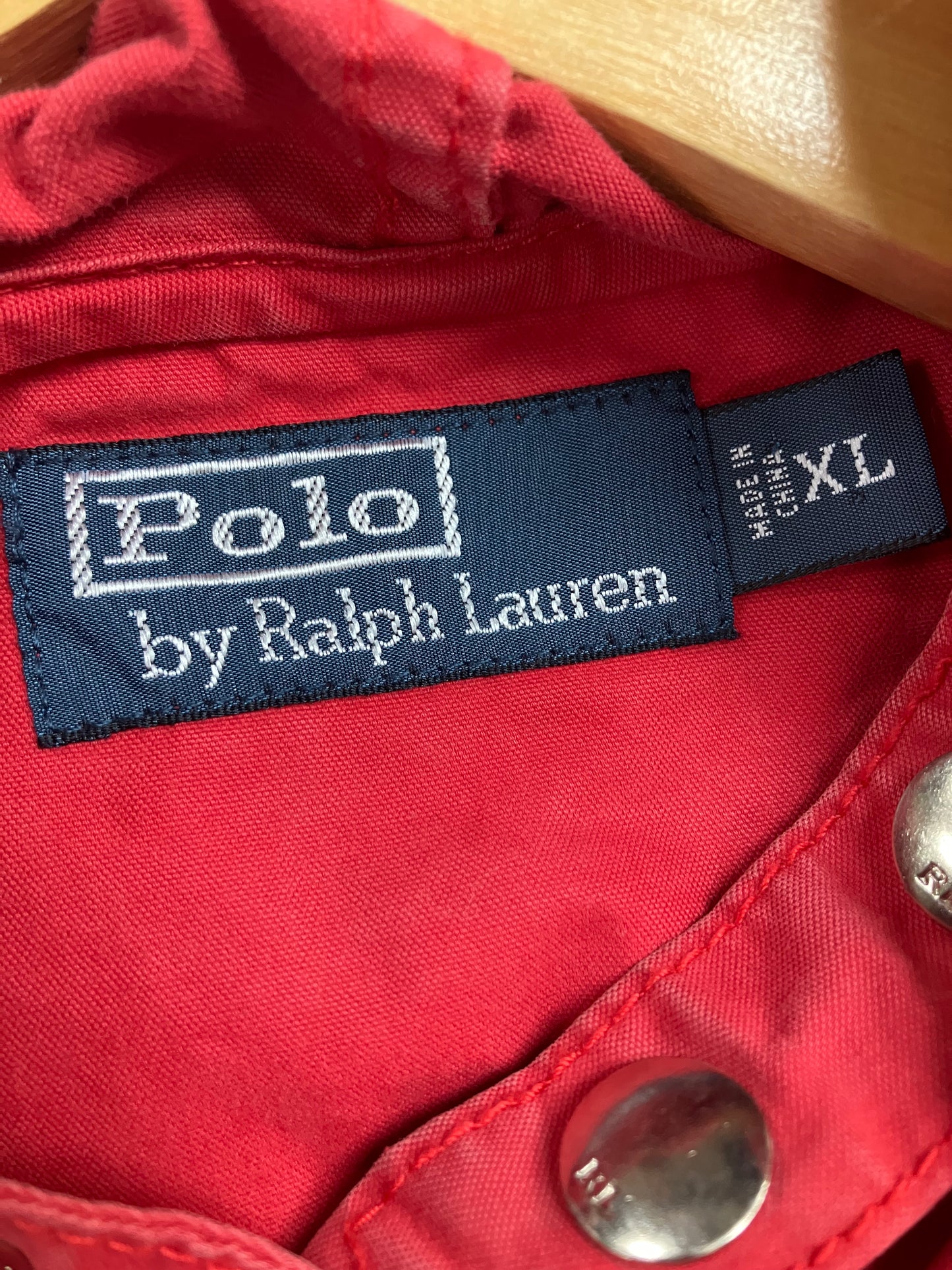 XL-Polo Red Zip Up Jacket