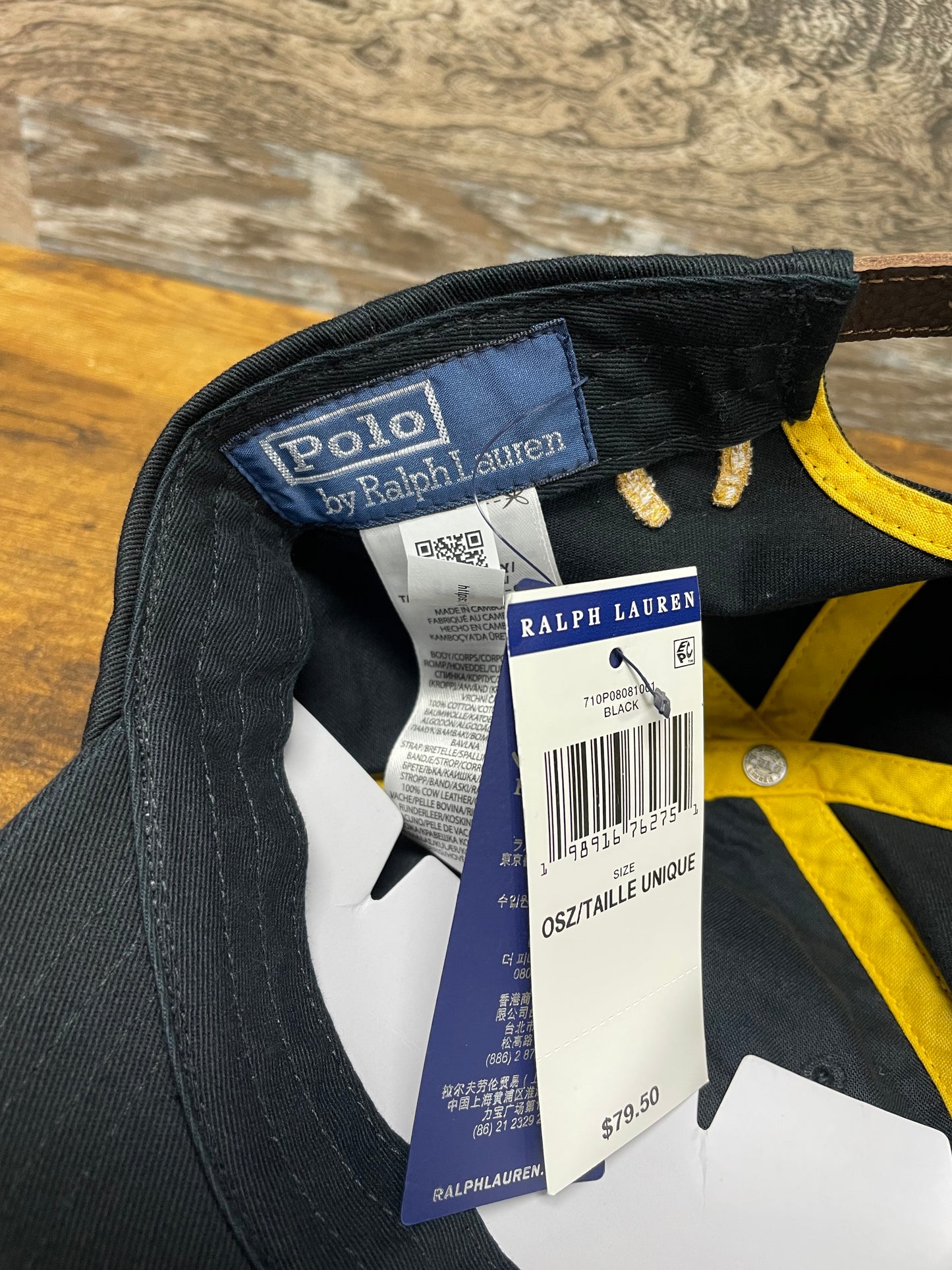 OS - Polo Ralph Lauren "New York N.Y. 1967" Black Hat