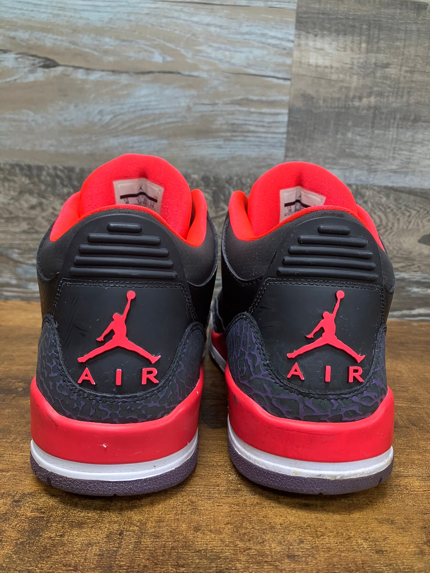 Jordan 3 Crimson Size 10