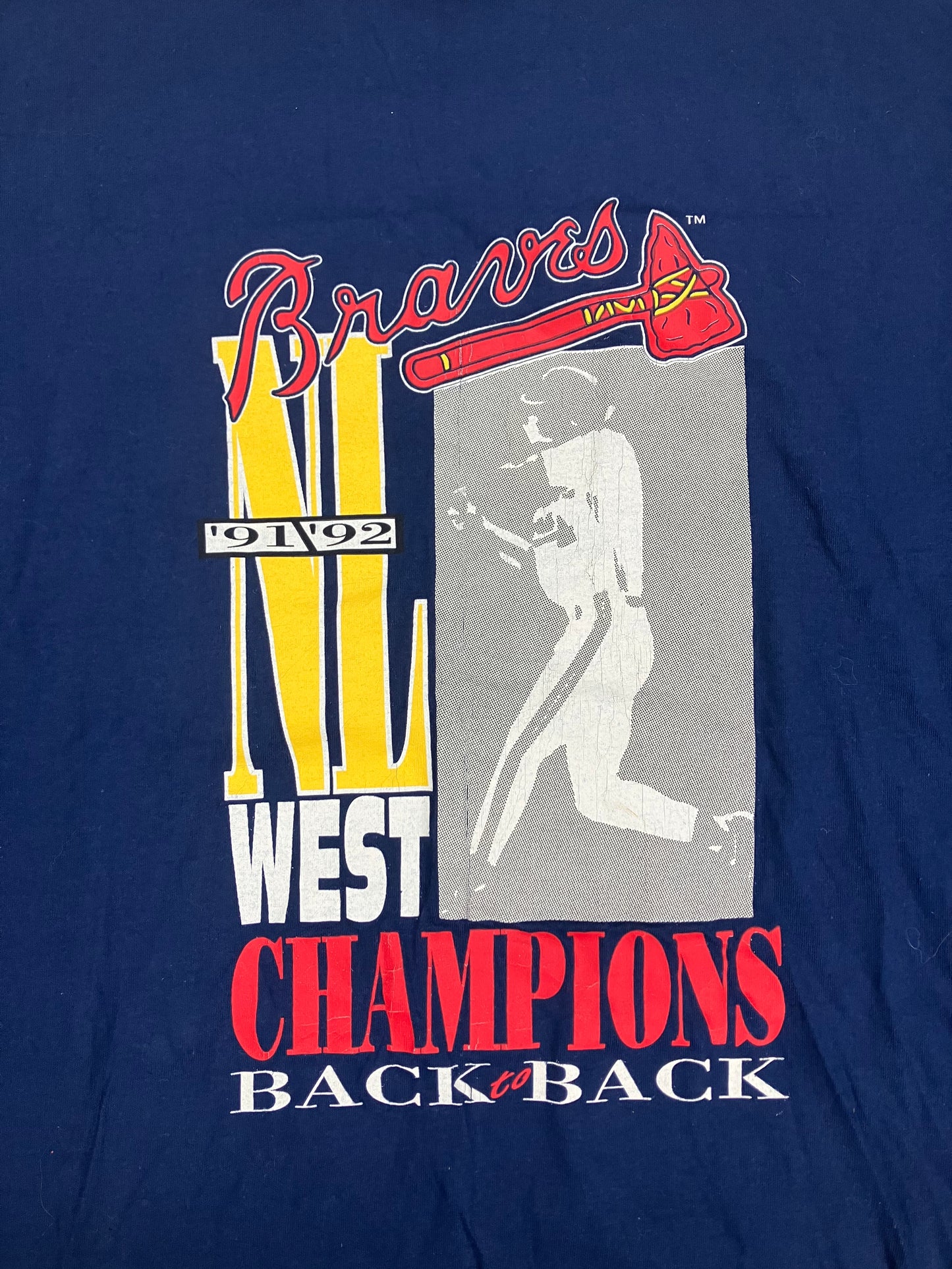 L-Braves Back to Back champions tee