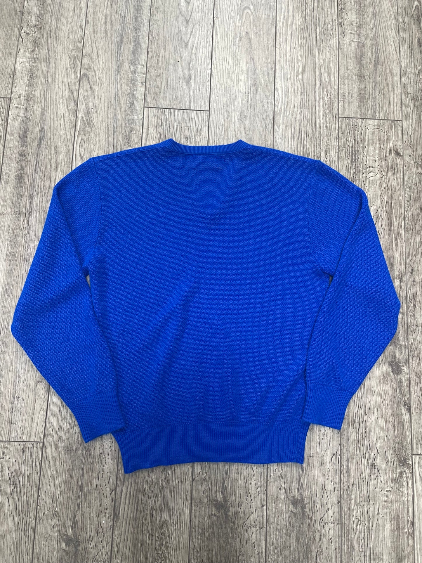L - Vintage Christian Dior Blue Sweater