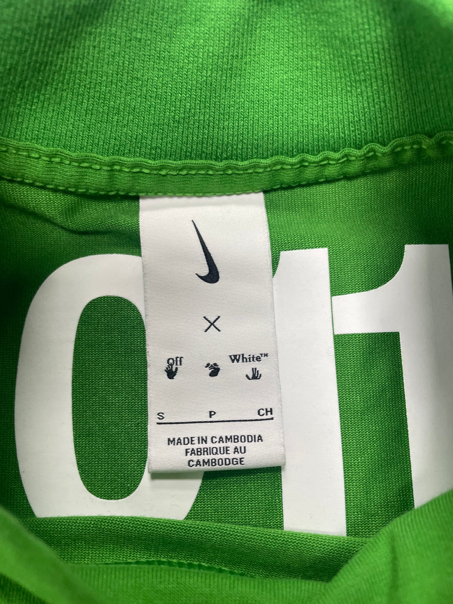 Nike X Off-White Kelly Green Tee-S