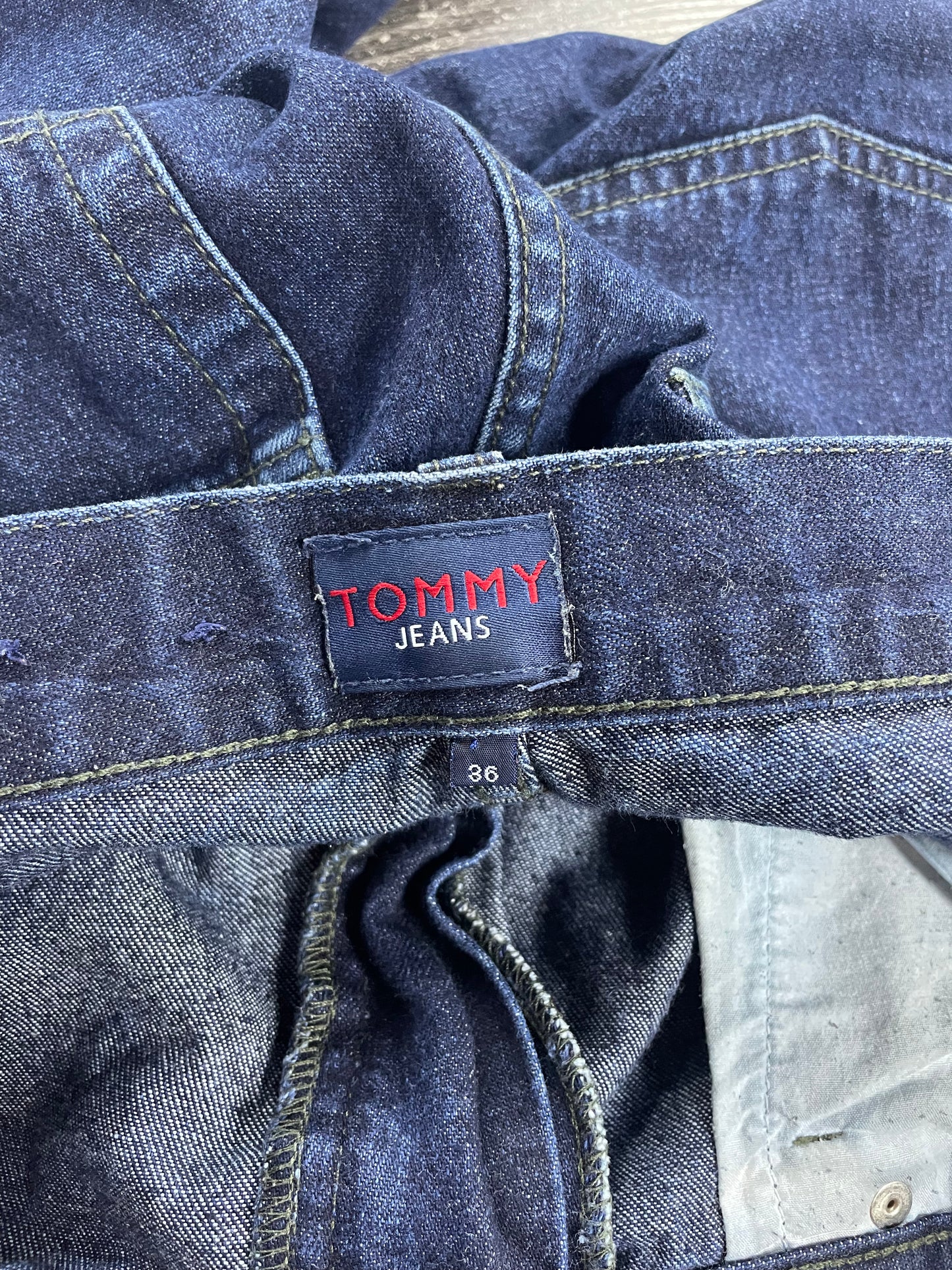 36 - Vintage Tommy Jeans Blue Denim Shorts