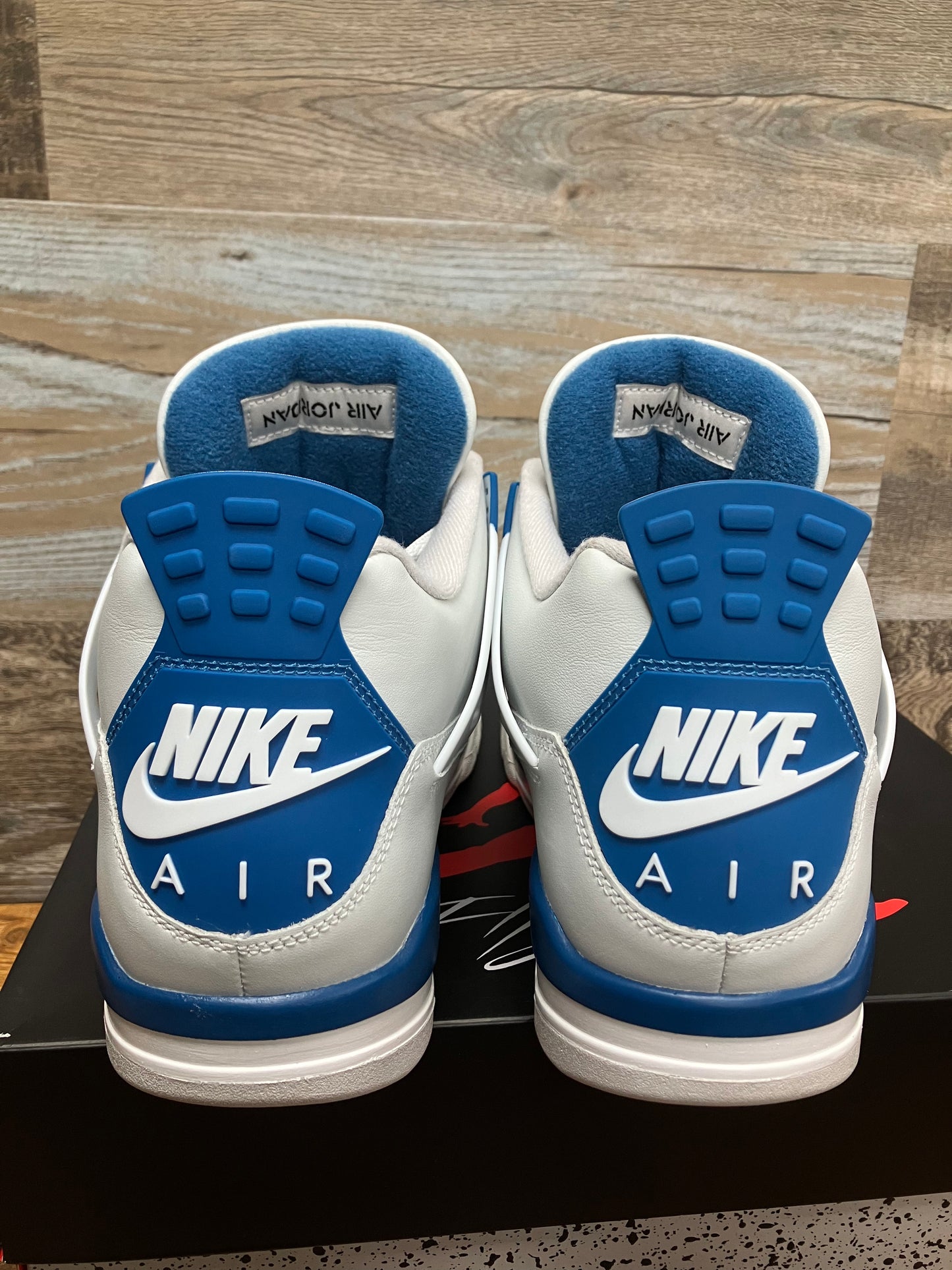 13-Air Jordan 4 military blue