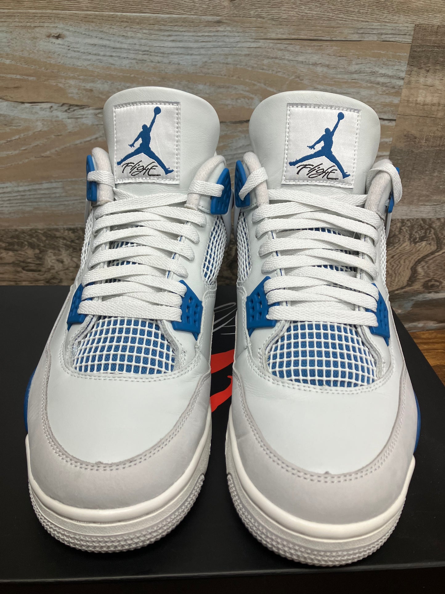 13-Air Jordan 4 military blue