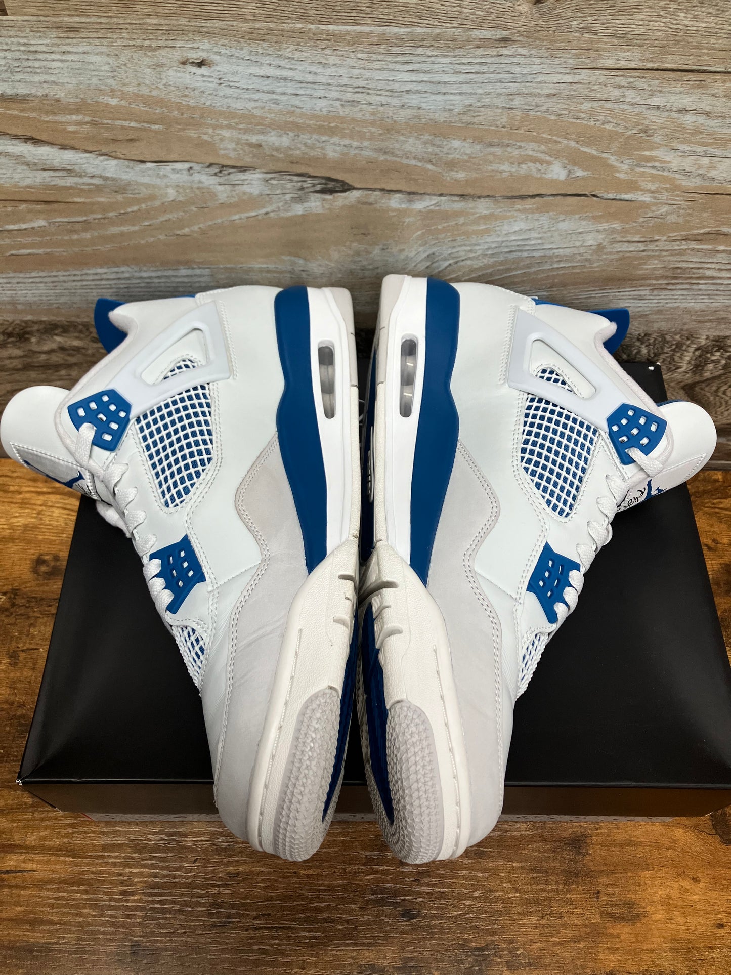 13-Air Jordan 4 military blue