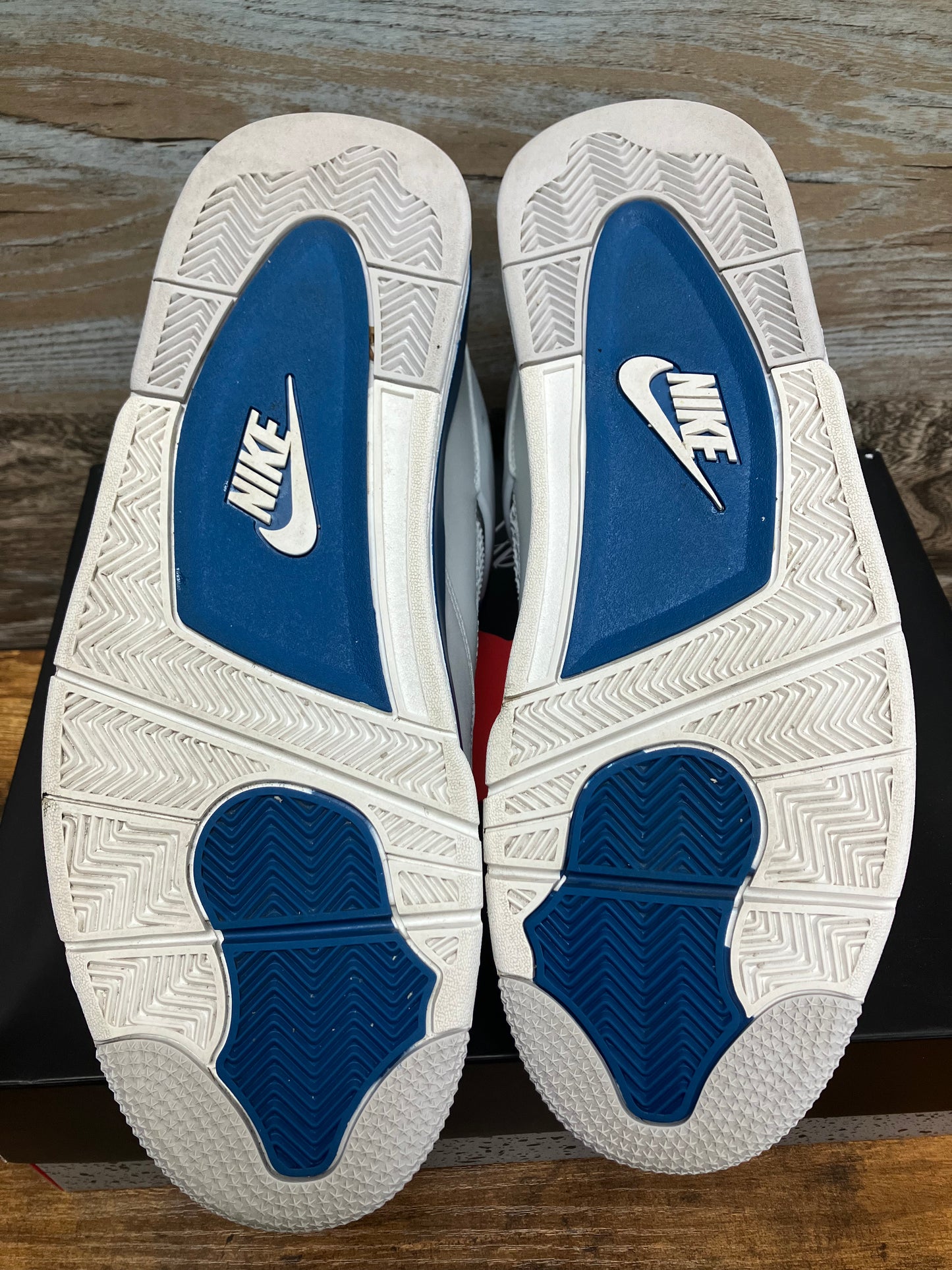 13-Air Jordan 4 military blue