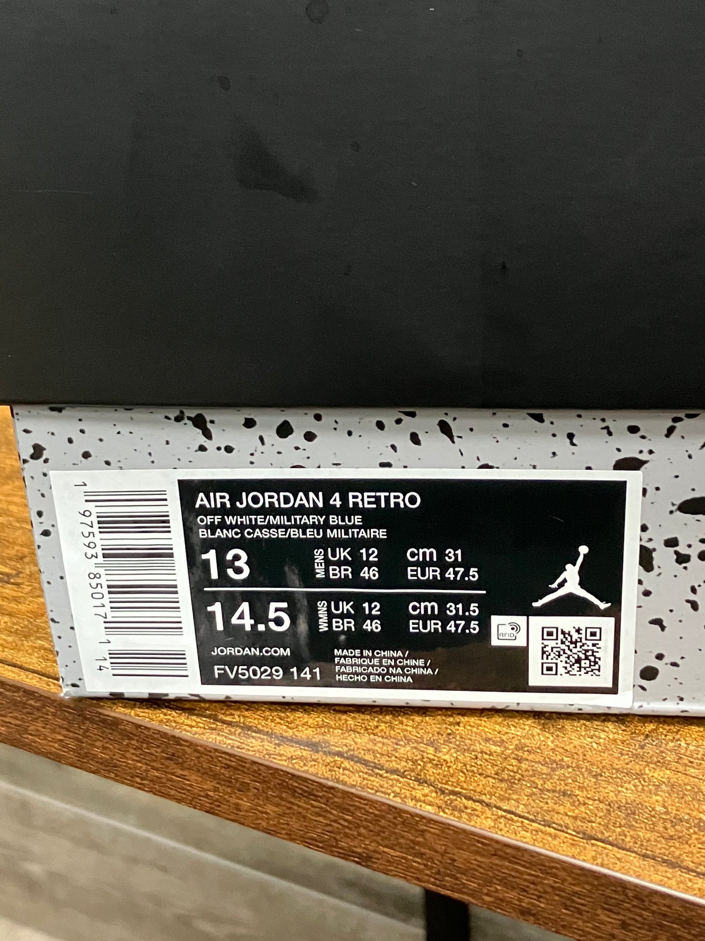 13-Air Jordan 4 military blue