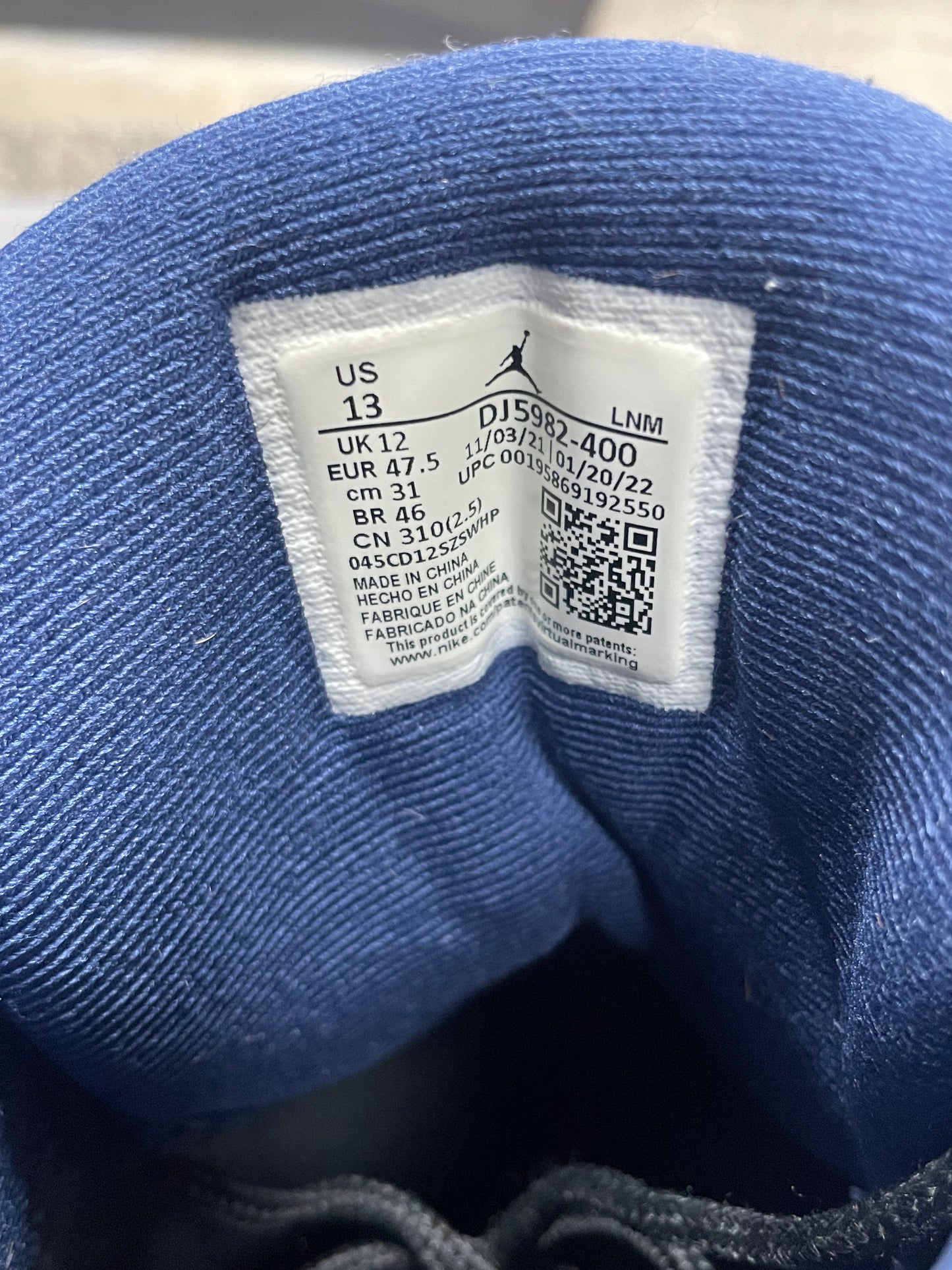 13-Air Jordan 13 Navy
