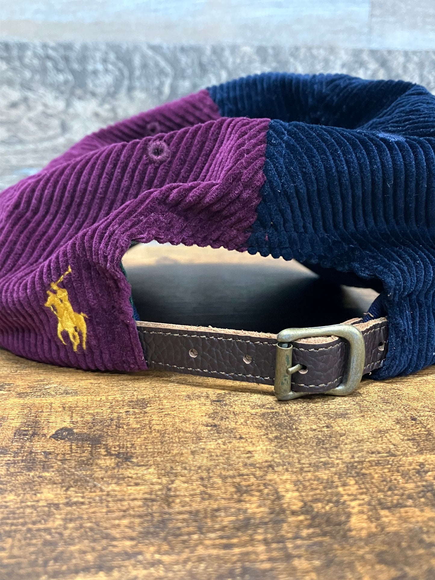 OS-Polo Corduroy Colorblock Hat