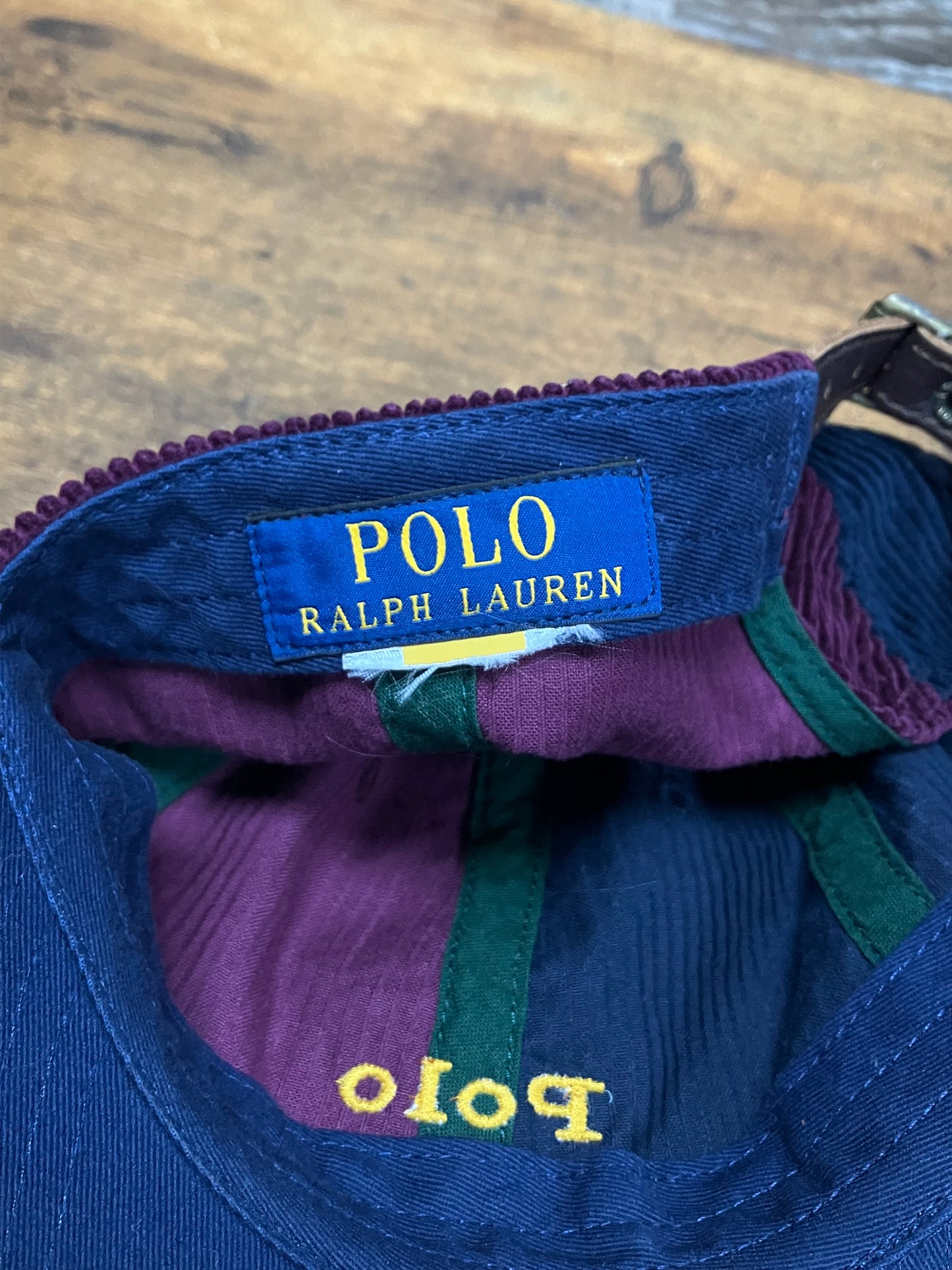 OS-Polo Corduroy Colorblock Hat