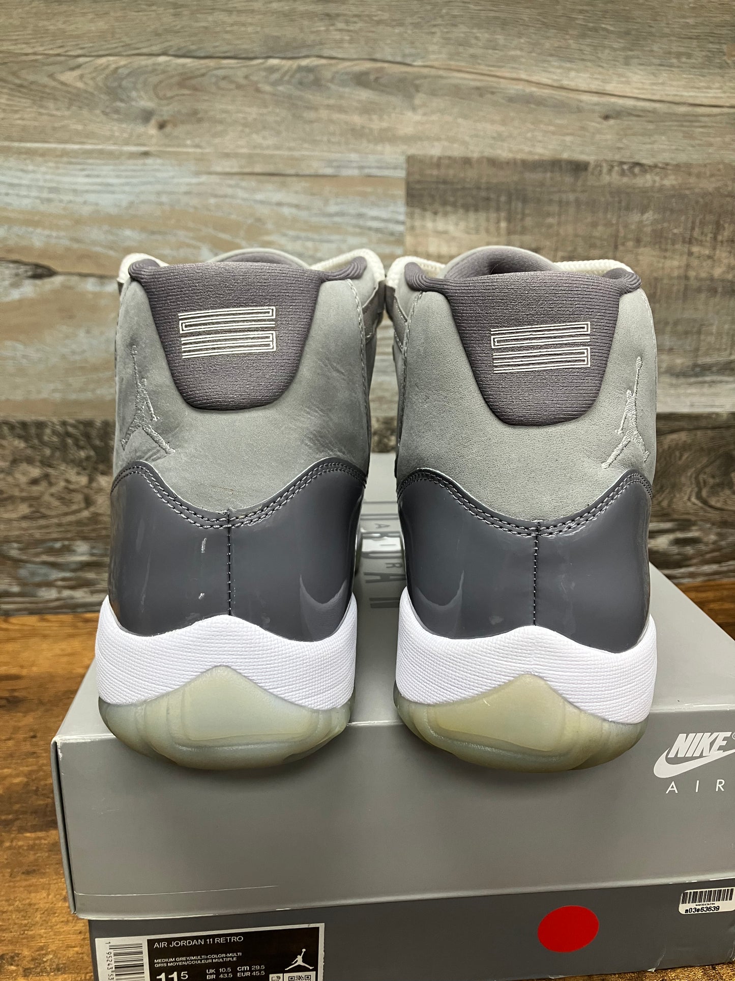 11.5-Jordan 11 Retro High Cool Grey