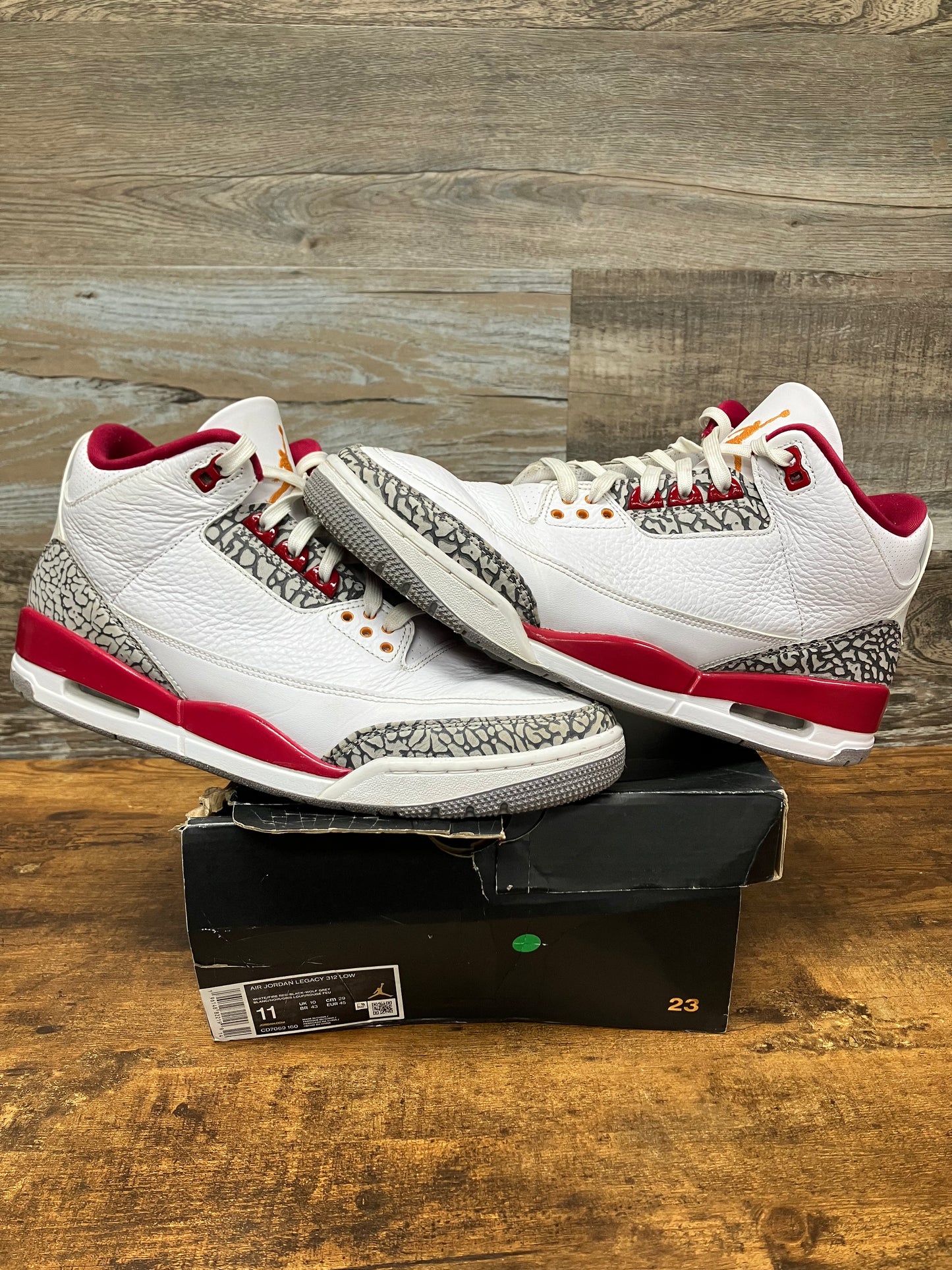 11-Air Jordan 3 Cardinal Red
