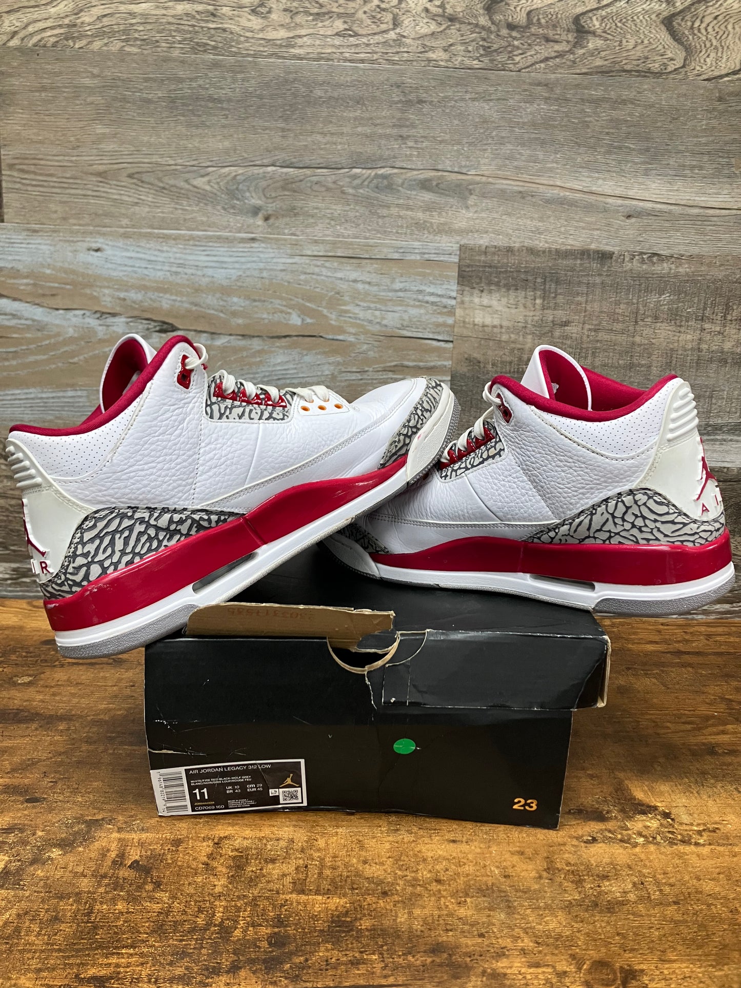 11-Air Jordan 3 Cardinal Red