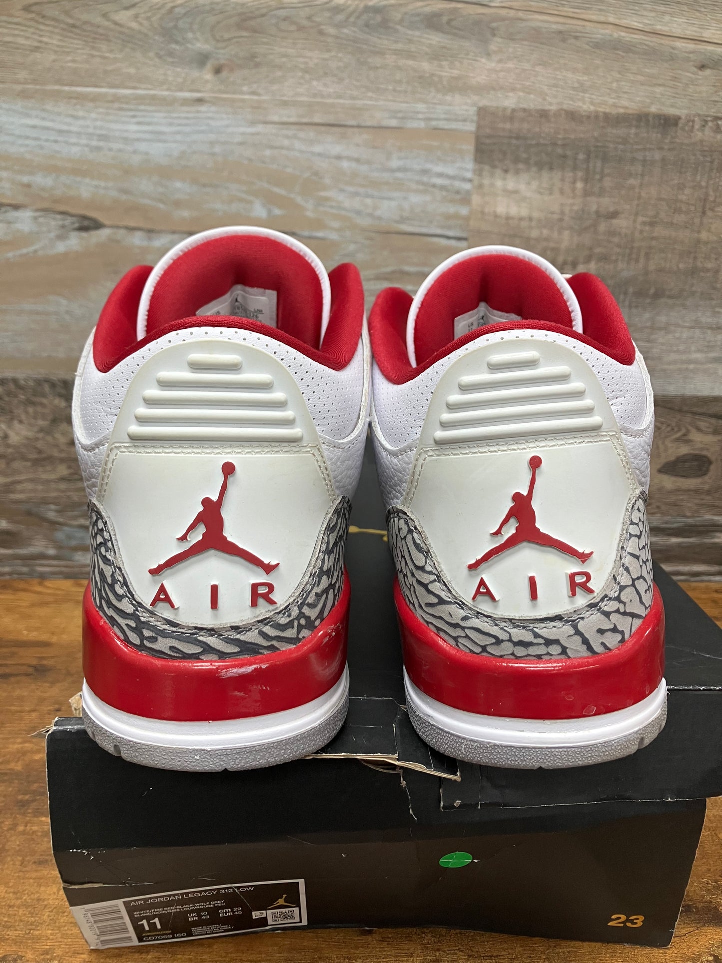 11-Air Jordan 3 Cardinal Red