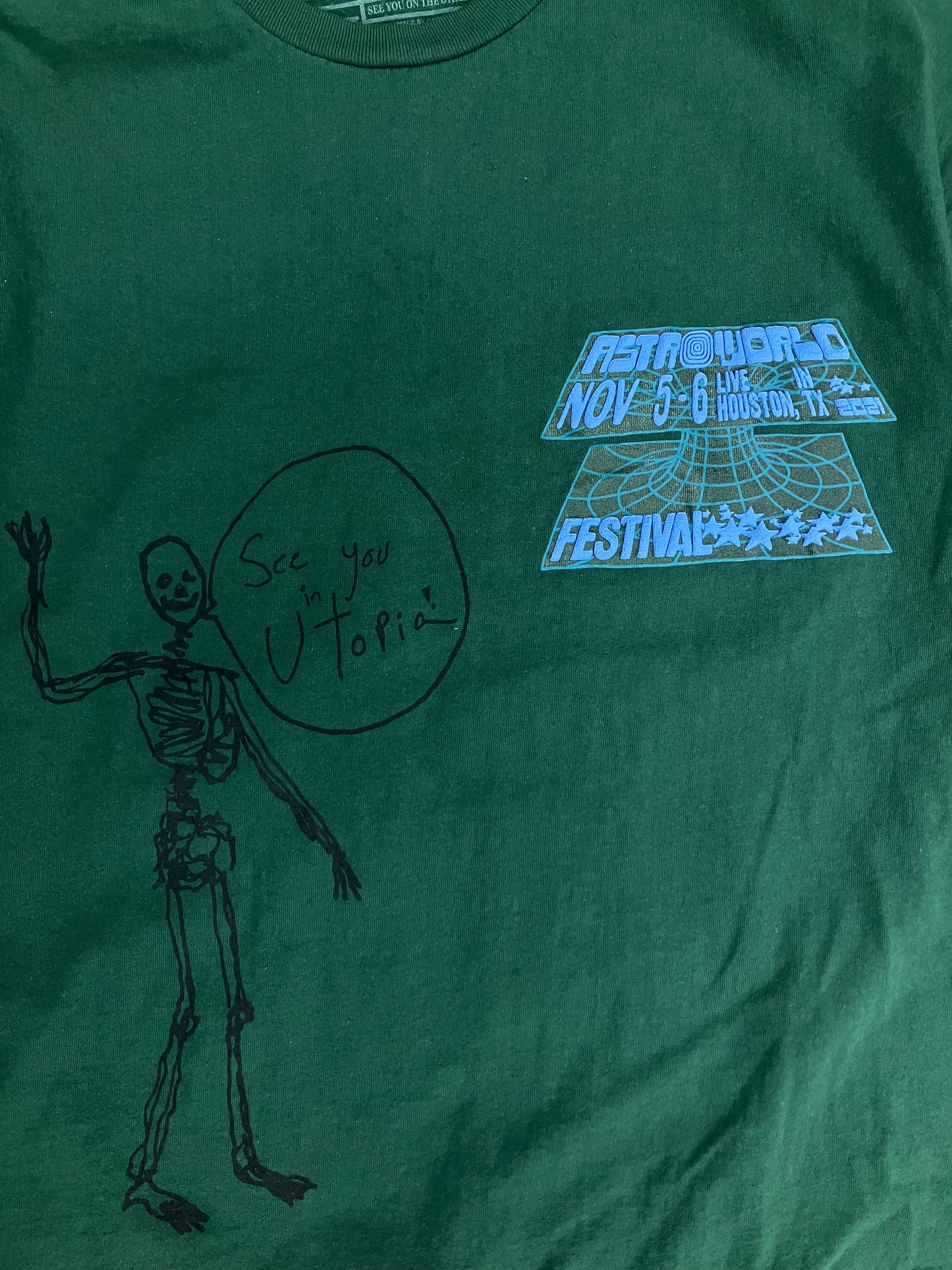 M-Astroworld Puff Print Tee