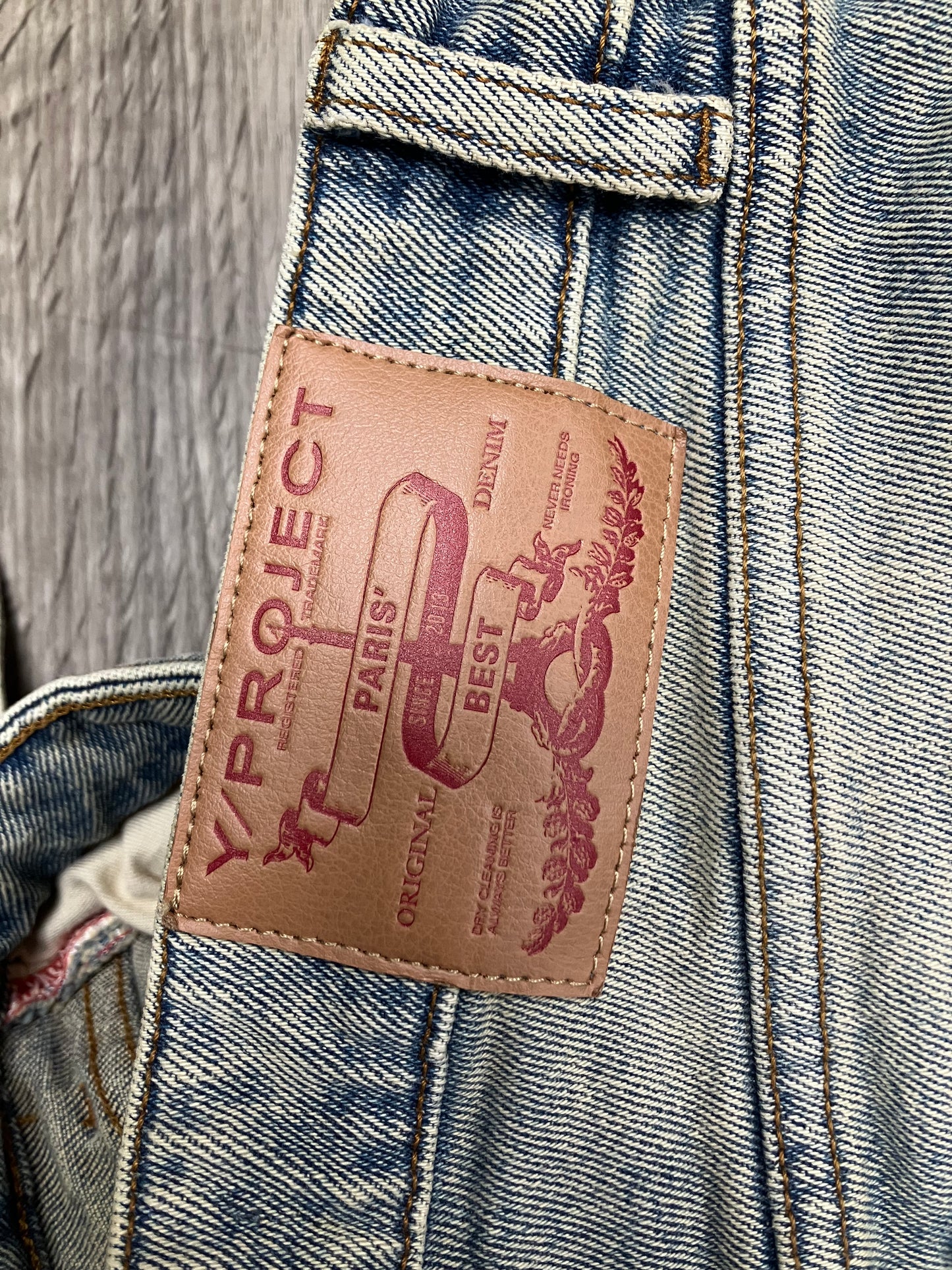 30-Y/Project SSENSE exclusive Button Leg Jeans