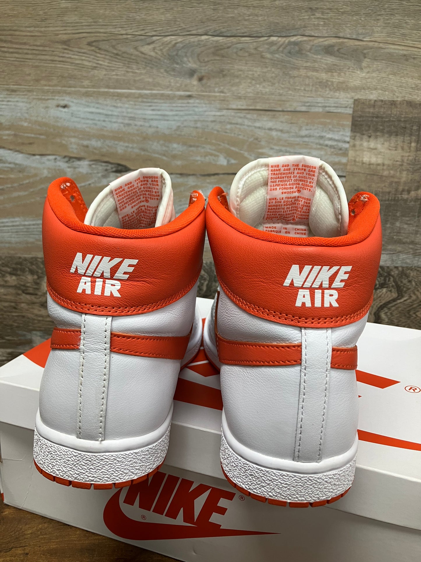 10-Nike Air Ship Orange