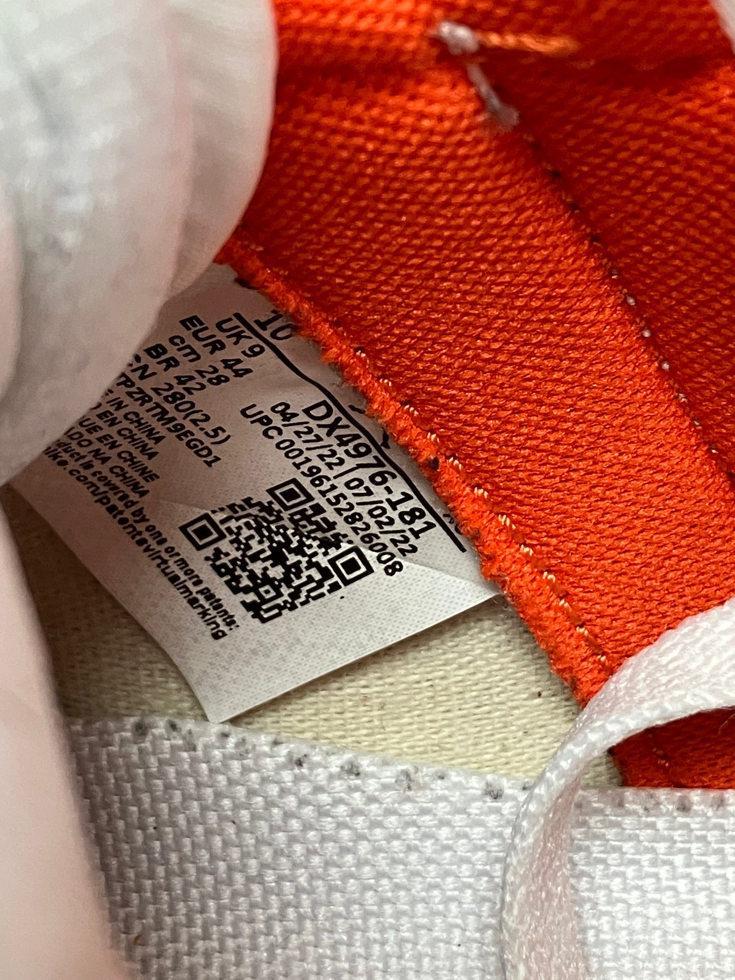 10-Nike Air Ship Orange