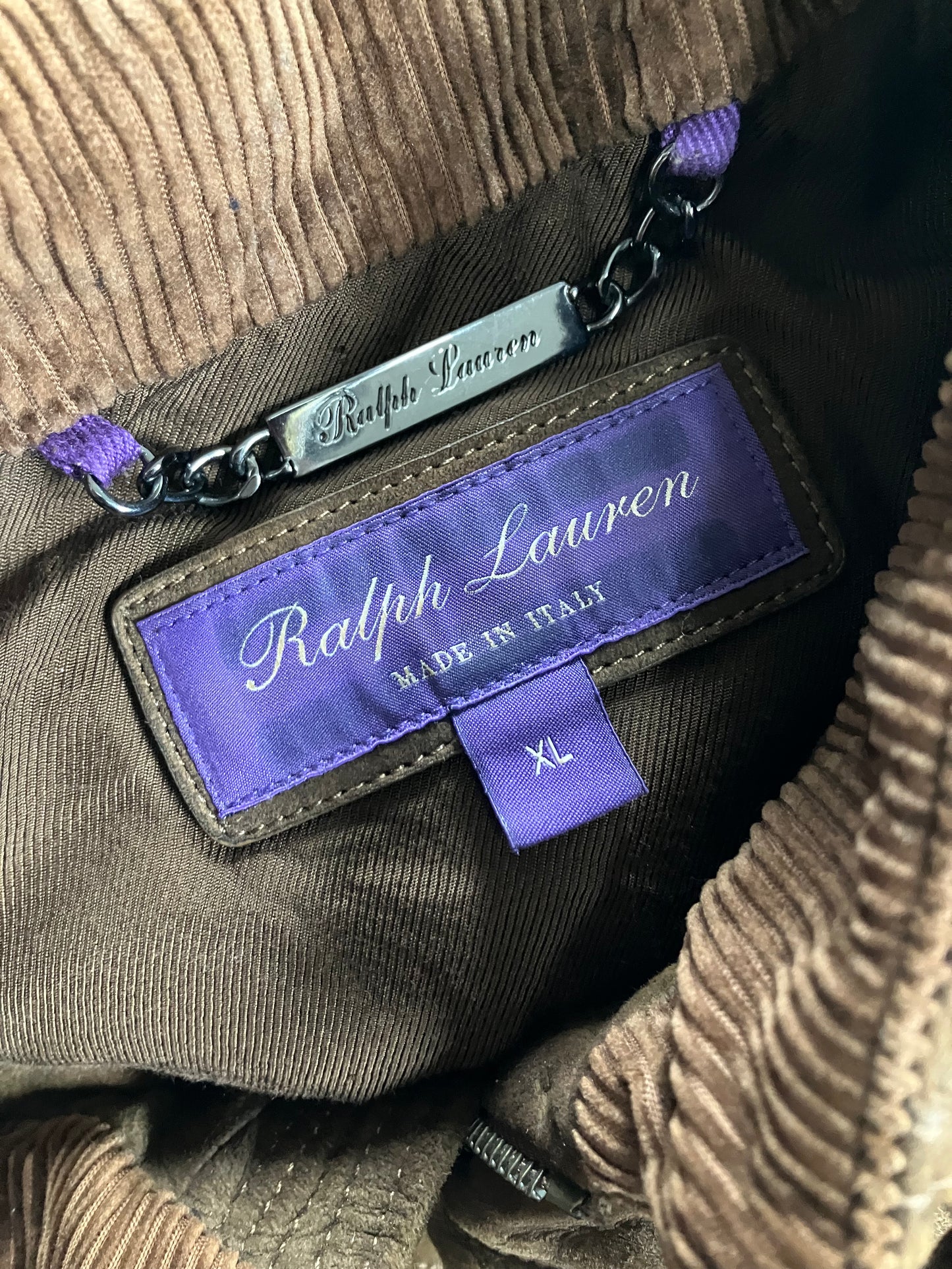 XL-Ralph Lauren Purple Label Suede Vest