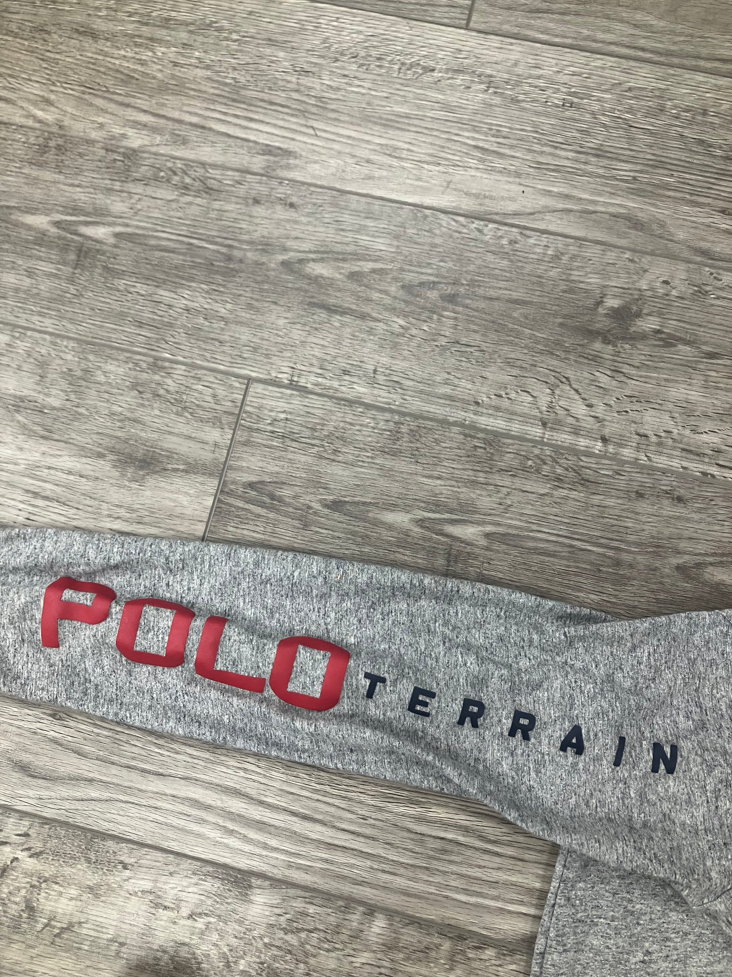 Polo Sportsman Terrain Grey Long-Sleeve Tee Size M