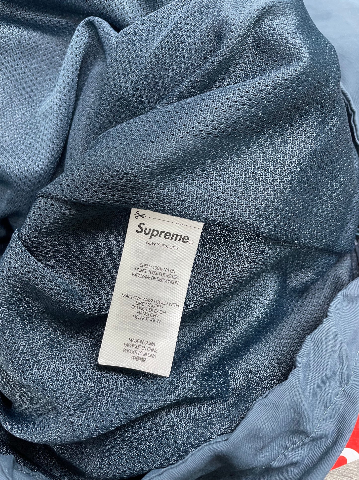 XL-Supreme Embroidered Spellout Track Jacket