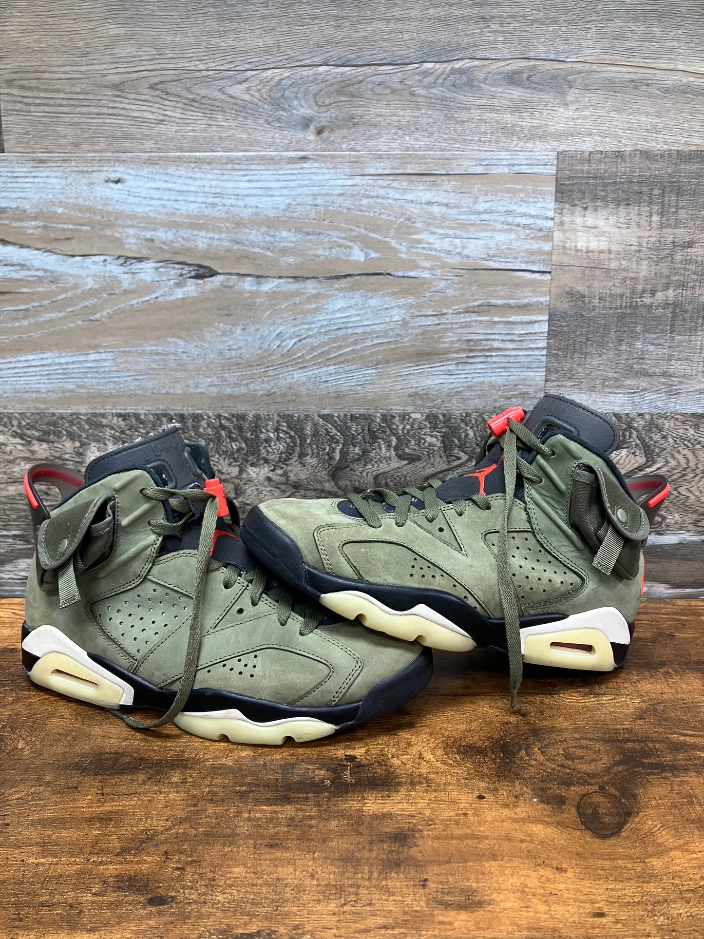 Travis Scott Air Jordan 6 Olive 8