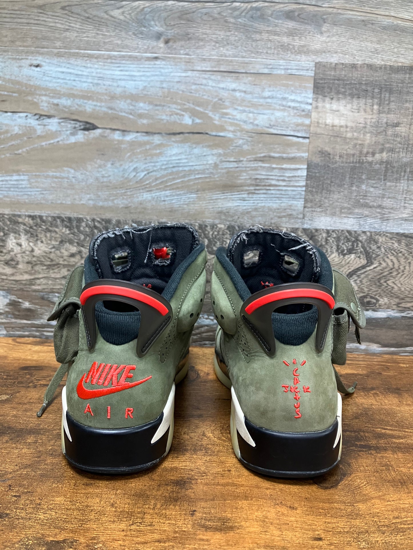 Travis Scott Air Jordan 6 Olive 8