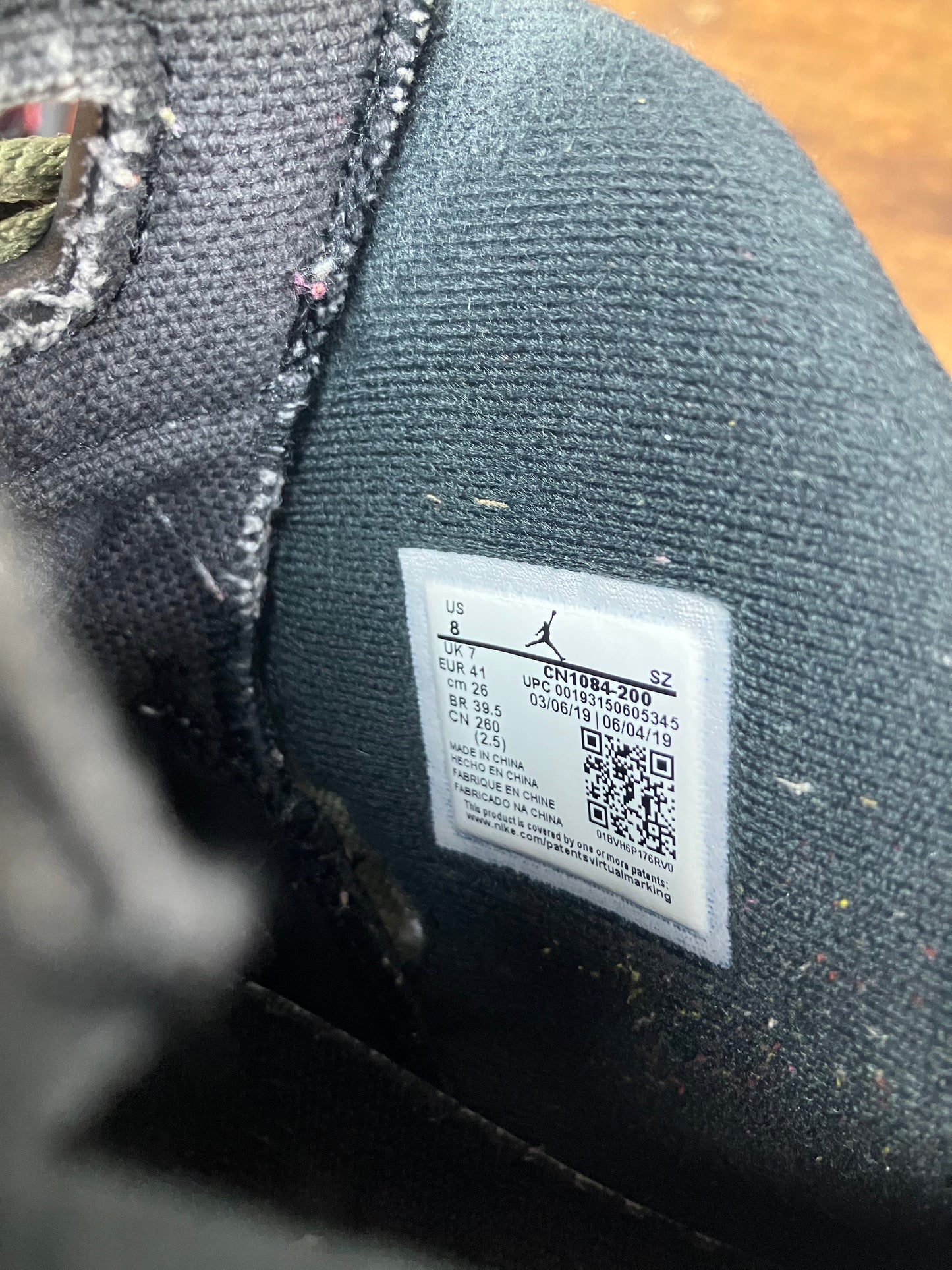 Travis Scott Air Jordan 6 Olive 8