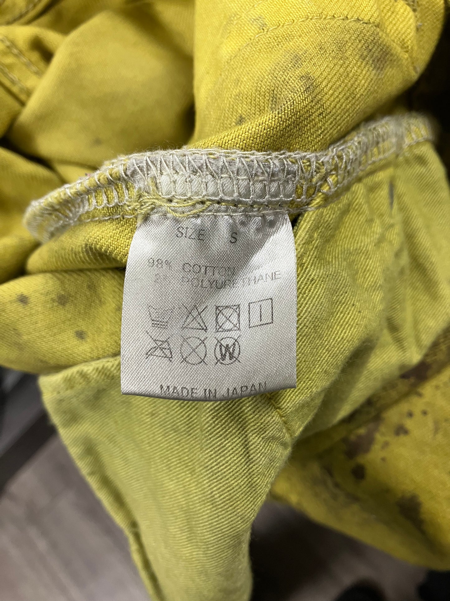 S-Vlone Stack Denim Paint Splatter