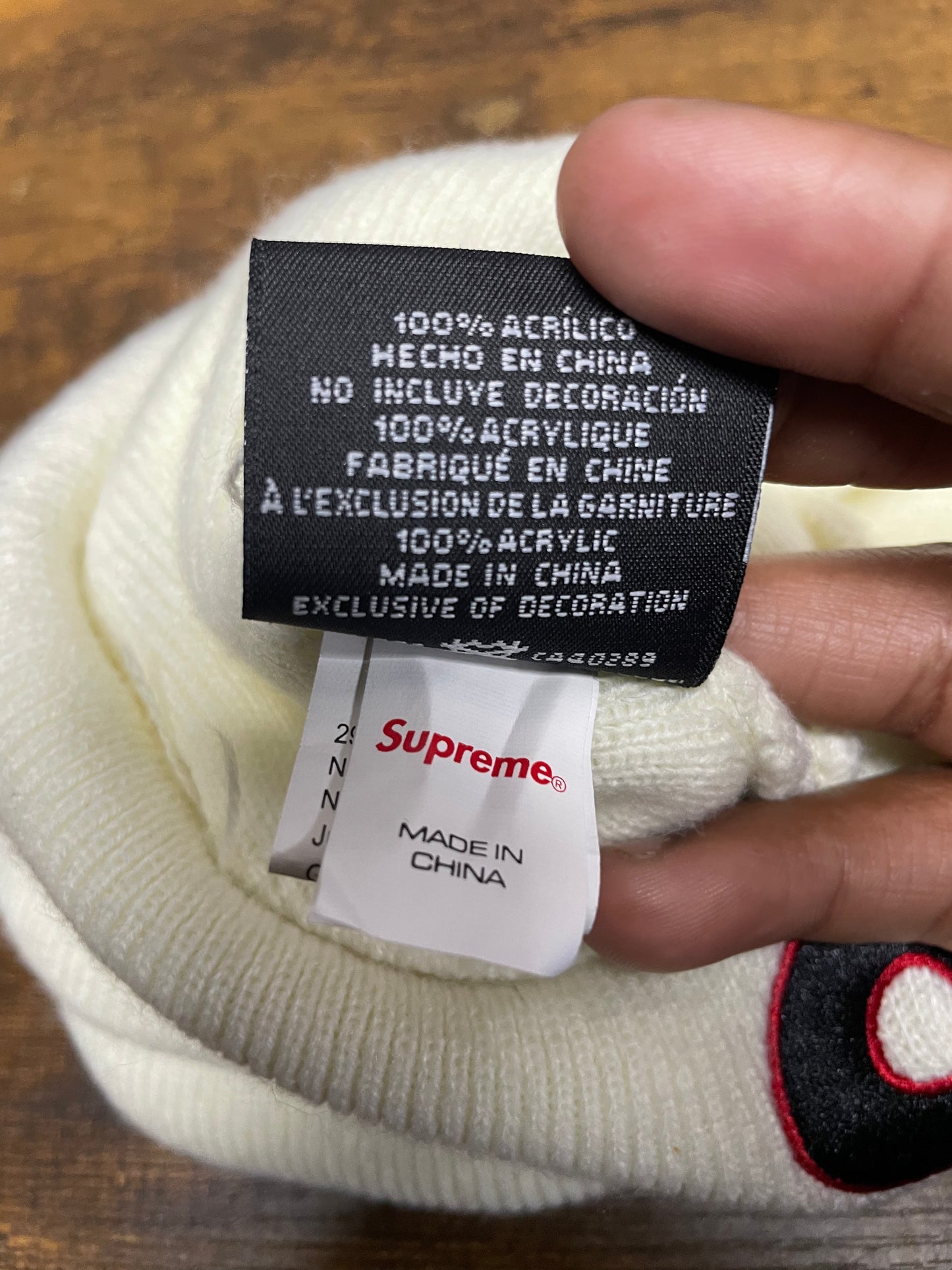 Supreme x New Era S Logo Beanie