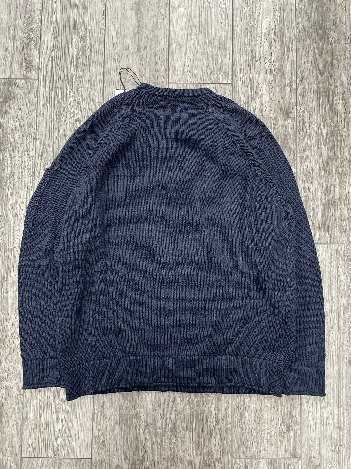 L-C.P. Company Double Colour Wool Crewneck Lens Sweater