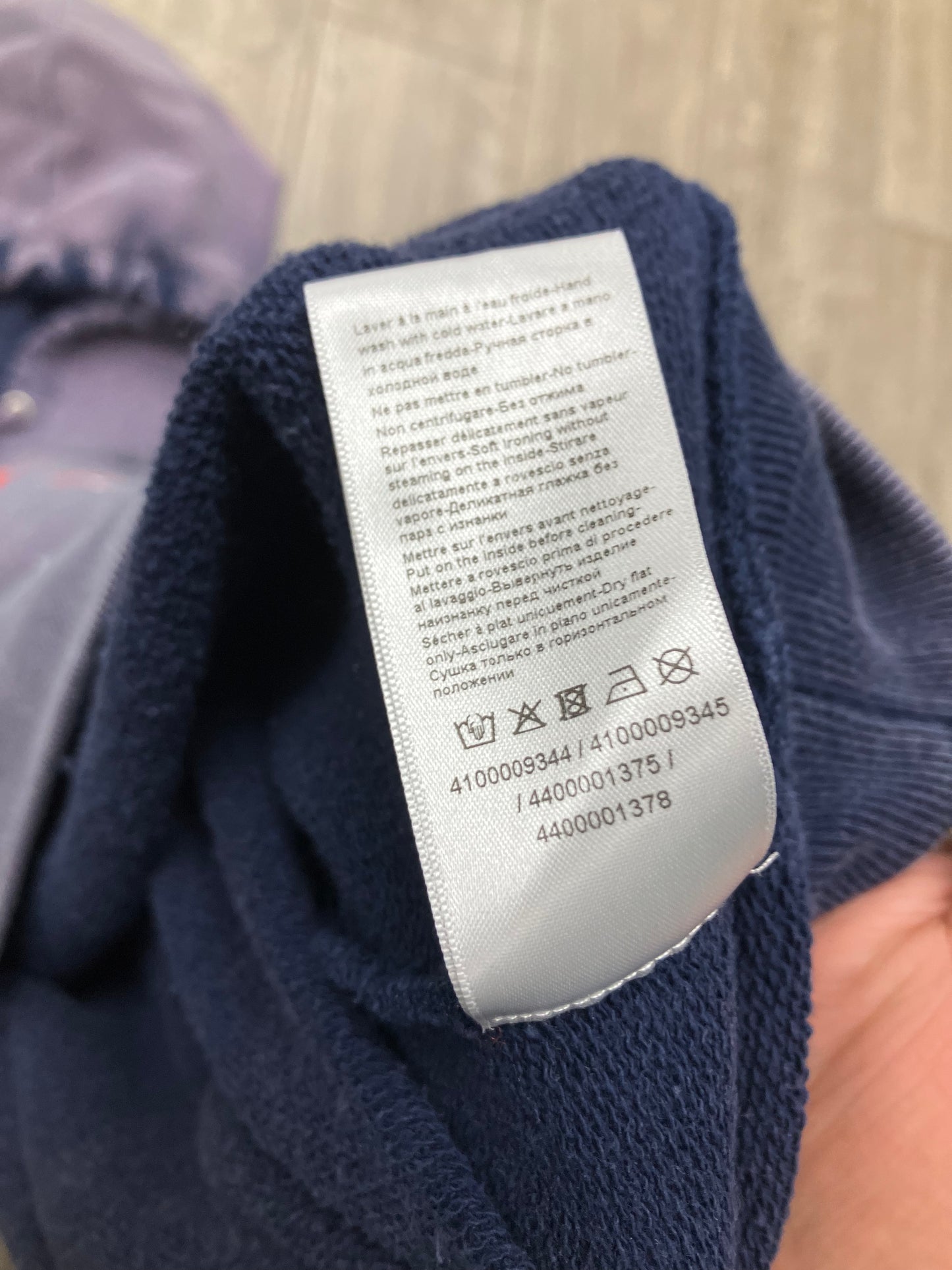 Lanvin X Gallery Dept. Logo Hoodie Size M