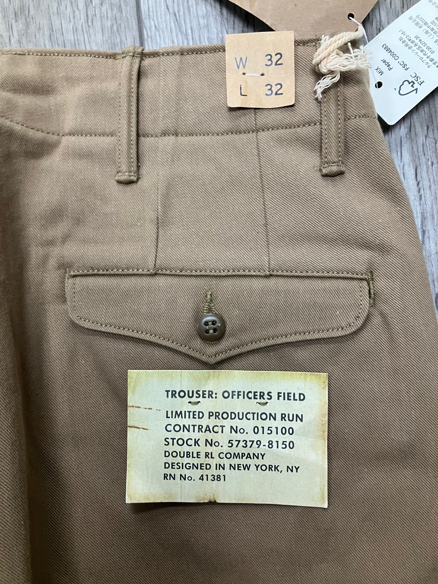 32-RRL Limited Edition Officer’s Field Trousers
