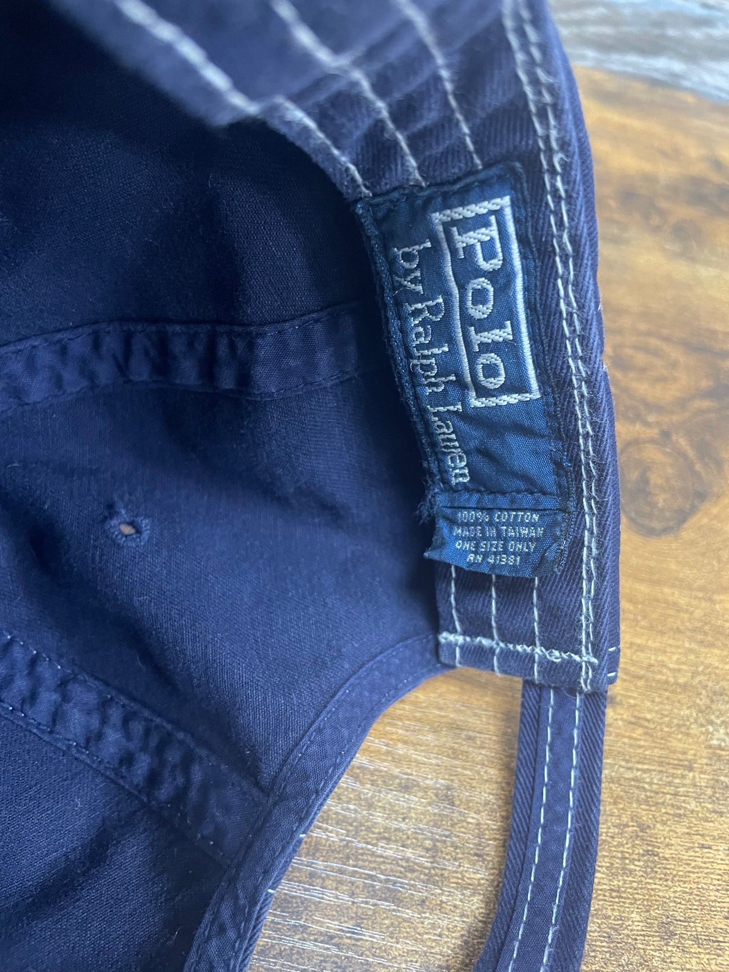OS-Polo Ralph Lauren Distressed Logo Baseball Cap