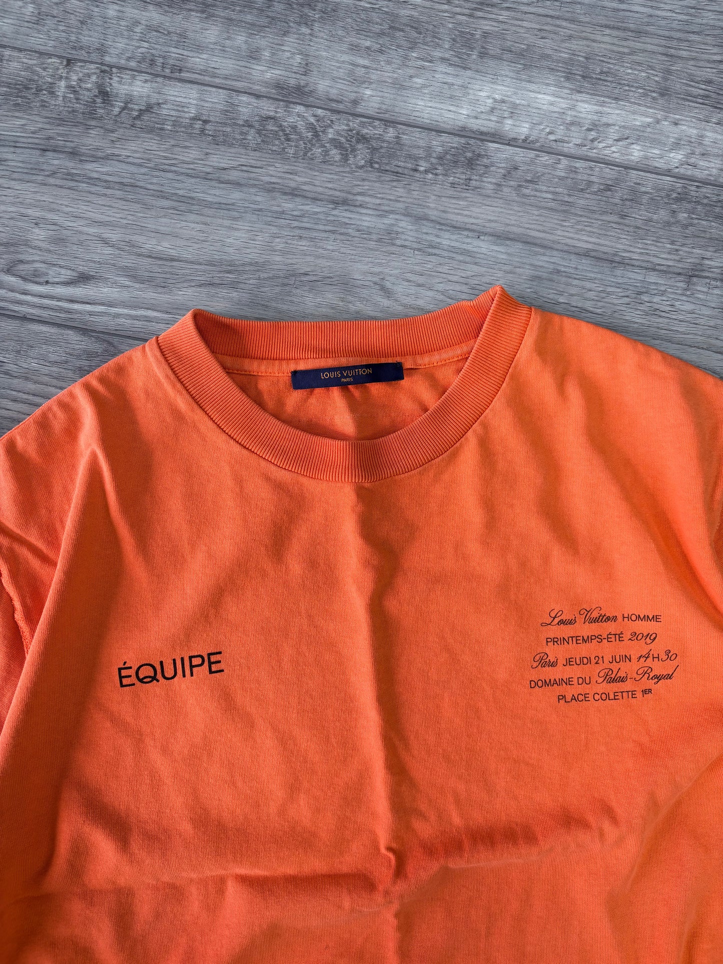 LV Équipe 2019 Show Invite Tee Sz S
