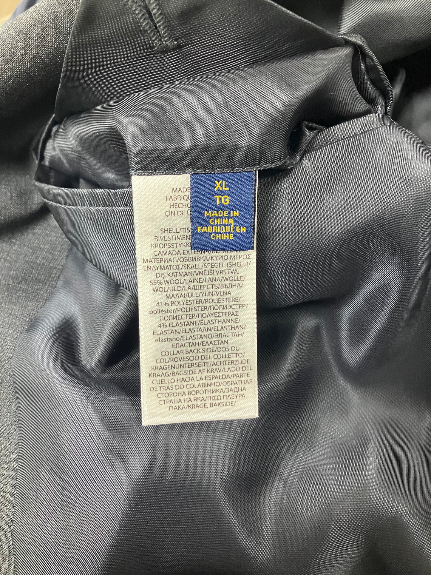 XL-Polo Ralph Lauren Grey Blazer Jacket