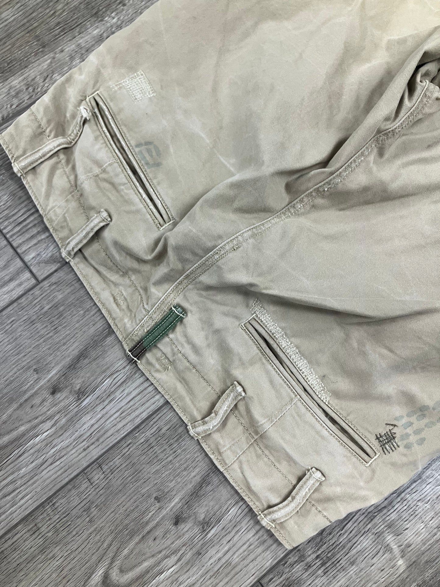 33-Polo Ralph Lauren Distressed Patchwork Chino Pants