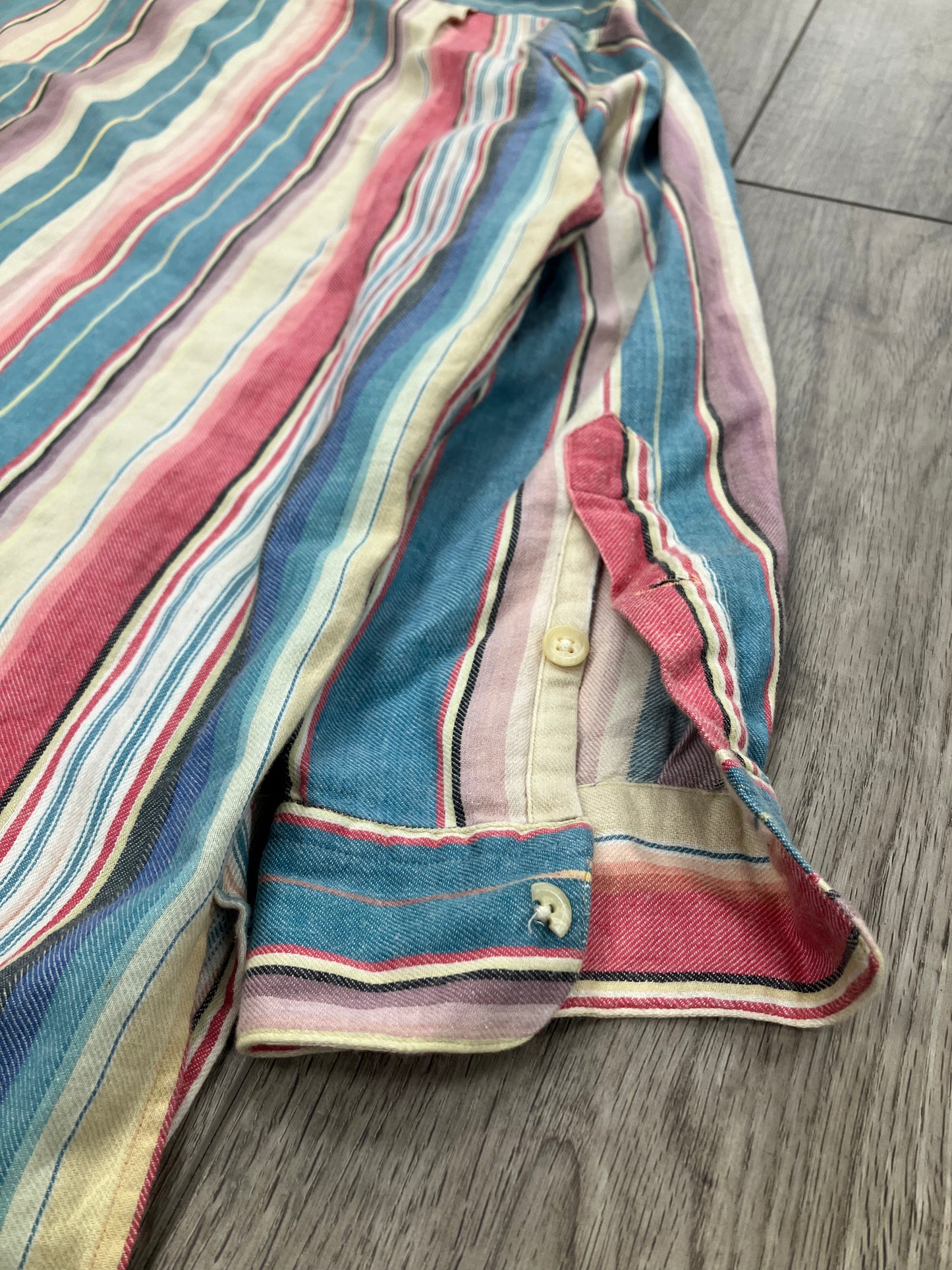 M-Polo Country Ralph Lauren Multicolor Striped Long Sleeve