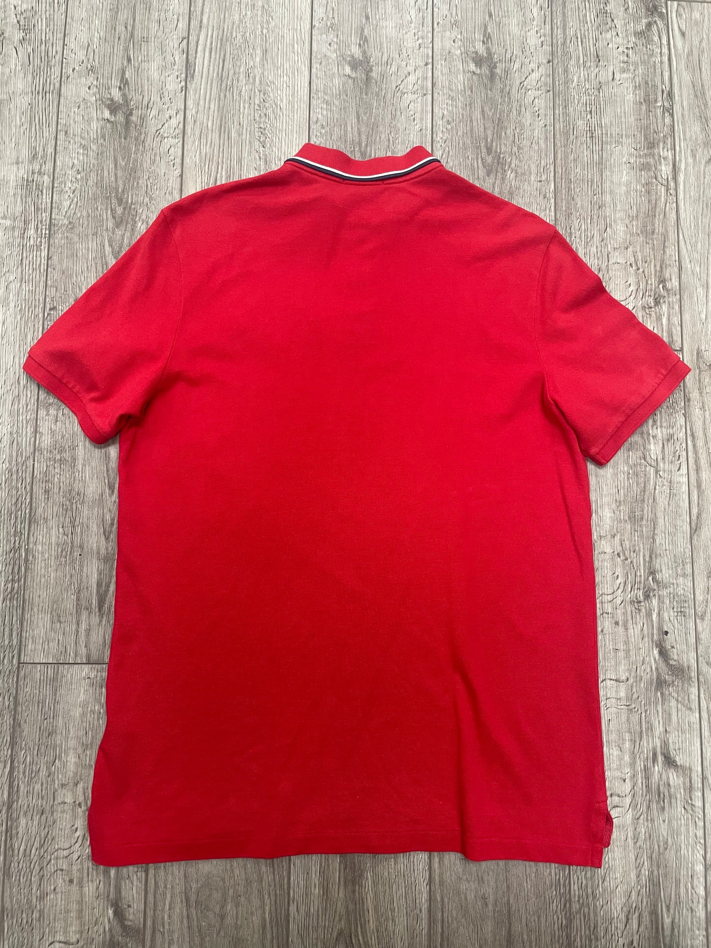 L-Polo Ralph Lauren Triple Pony Red Shirt