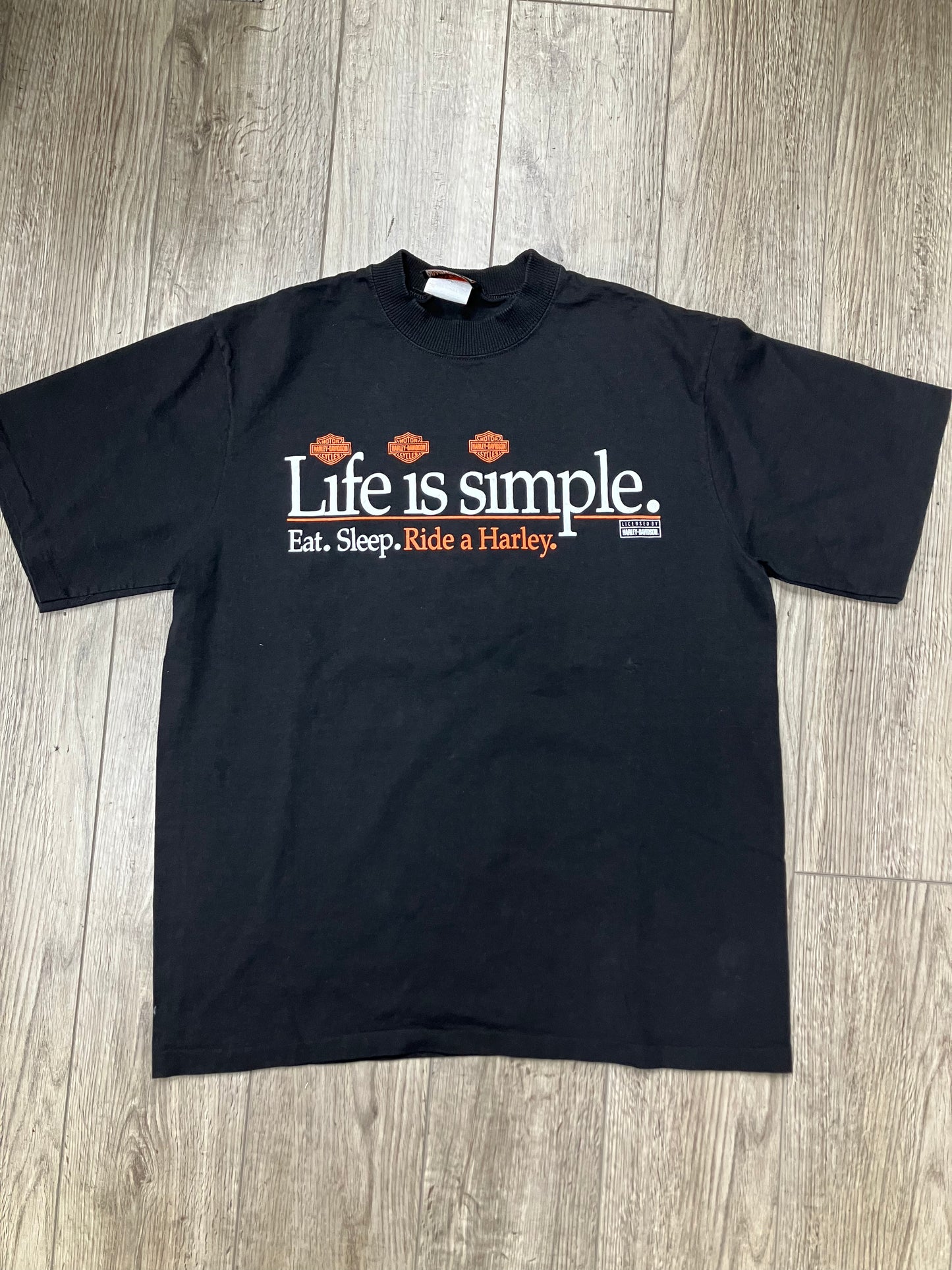 Harley single stitch tee Size M