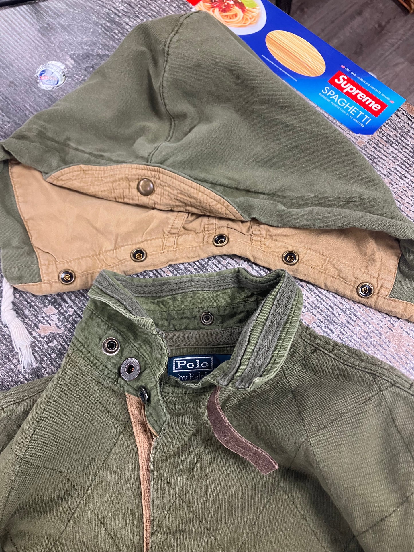M-Polo Ralph Lauren Fish & Game Club Rugby Hooded shirt